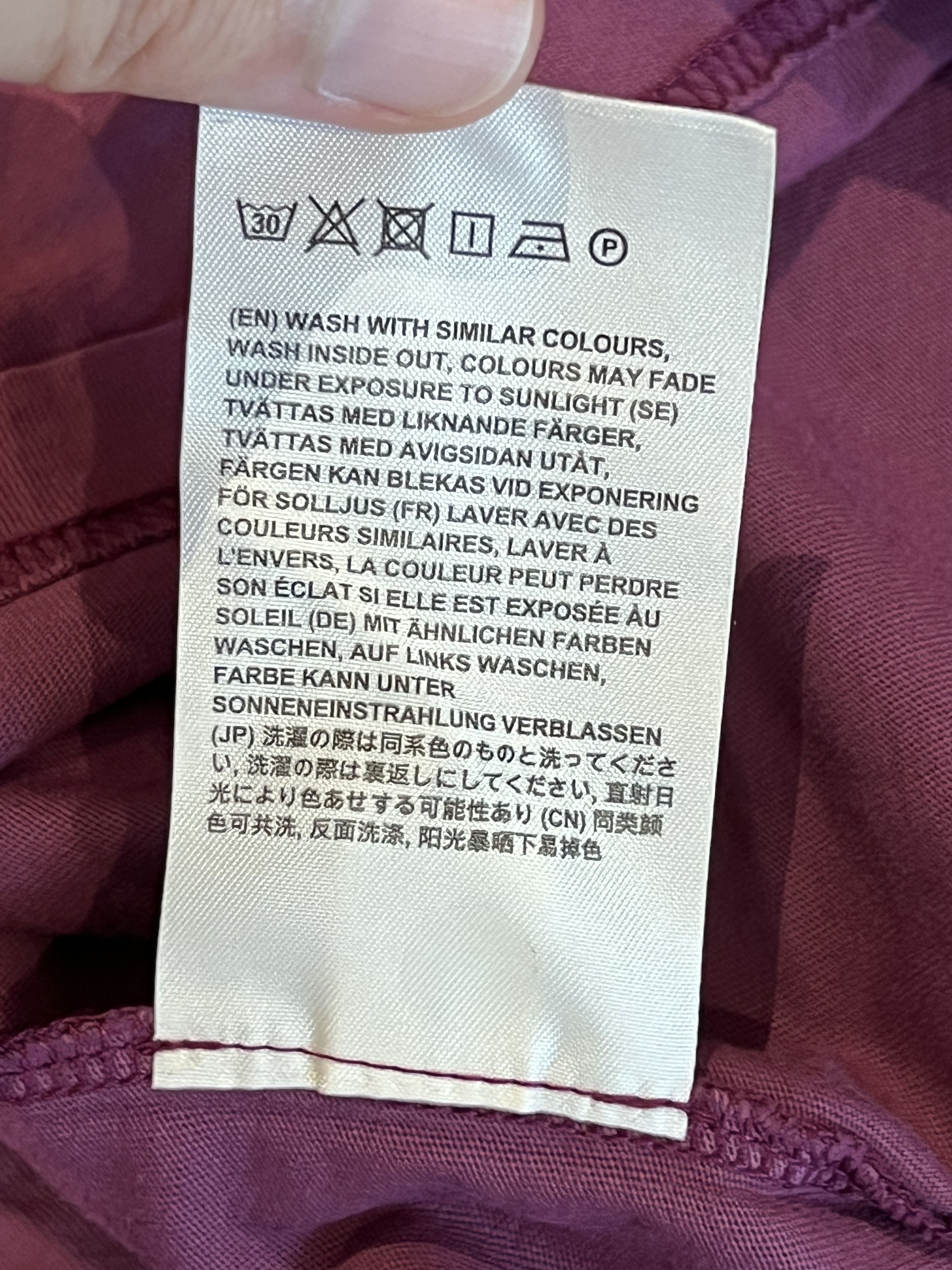 Acne Studios 💚 Acne Studios Embroidered Burgundy T-Shirt Medium NEW Size US M / EU 48-50 / 2 - 14 Thumbnail