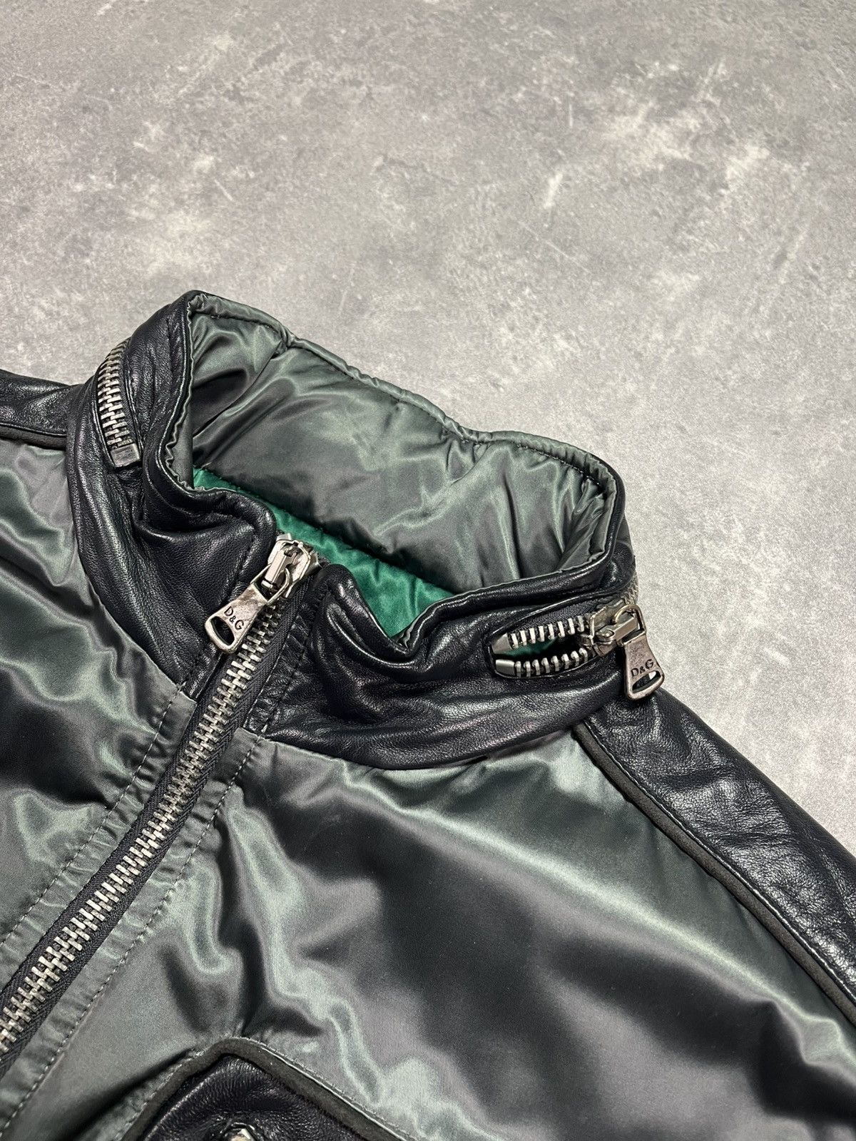 Dolce & Gabbana Dolce Gabbana FW 2007 Multi Zipper Cargo Leather Jacket 50 Size US M / EU 48-50 / 2 - 10 Thumbnail