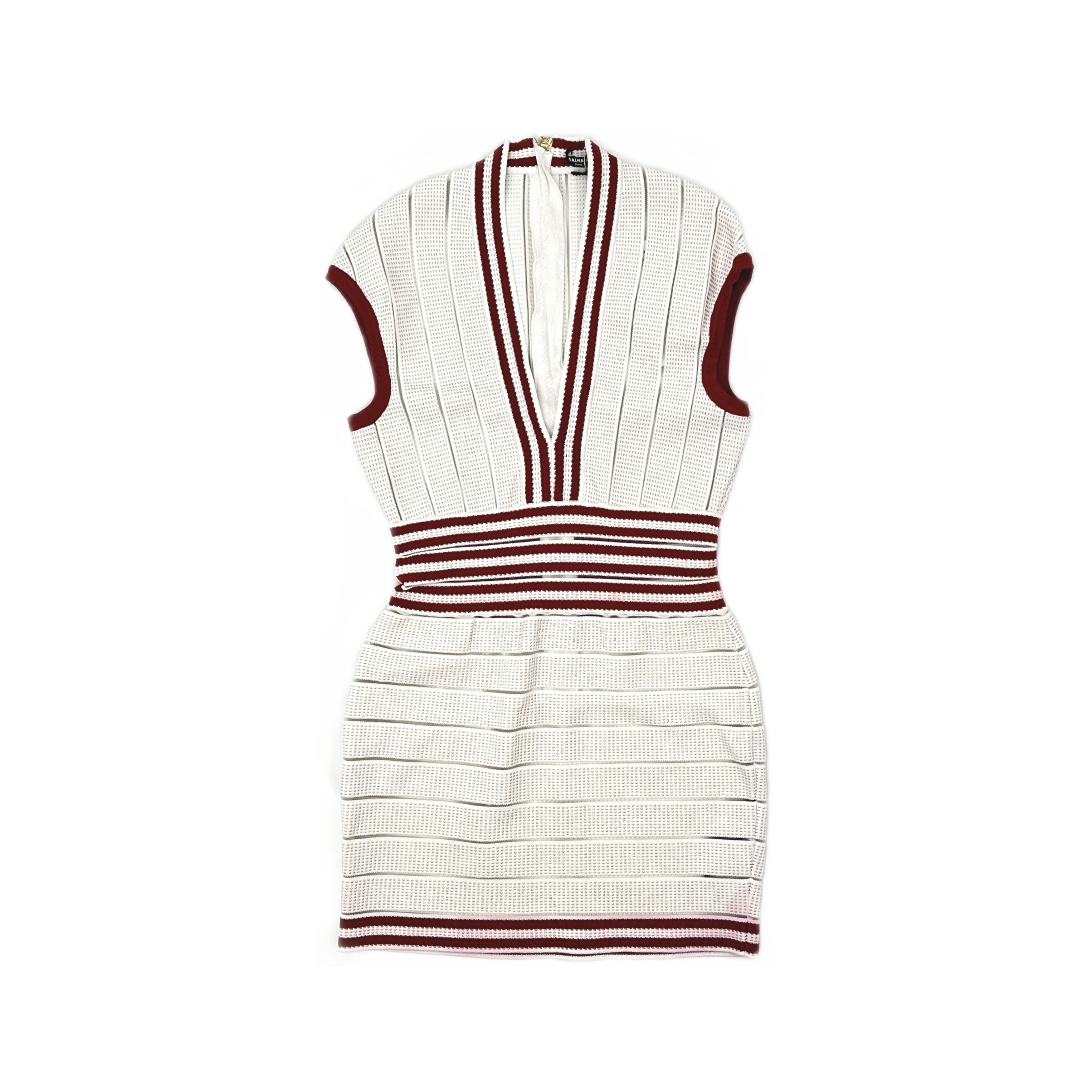 Balmain Balmain Striped Knit Mini Dress Size 42 Size M / US 6-8 / IT 42-44 - 1 Thumbnail