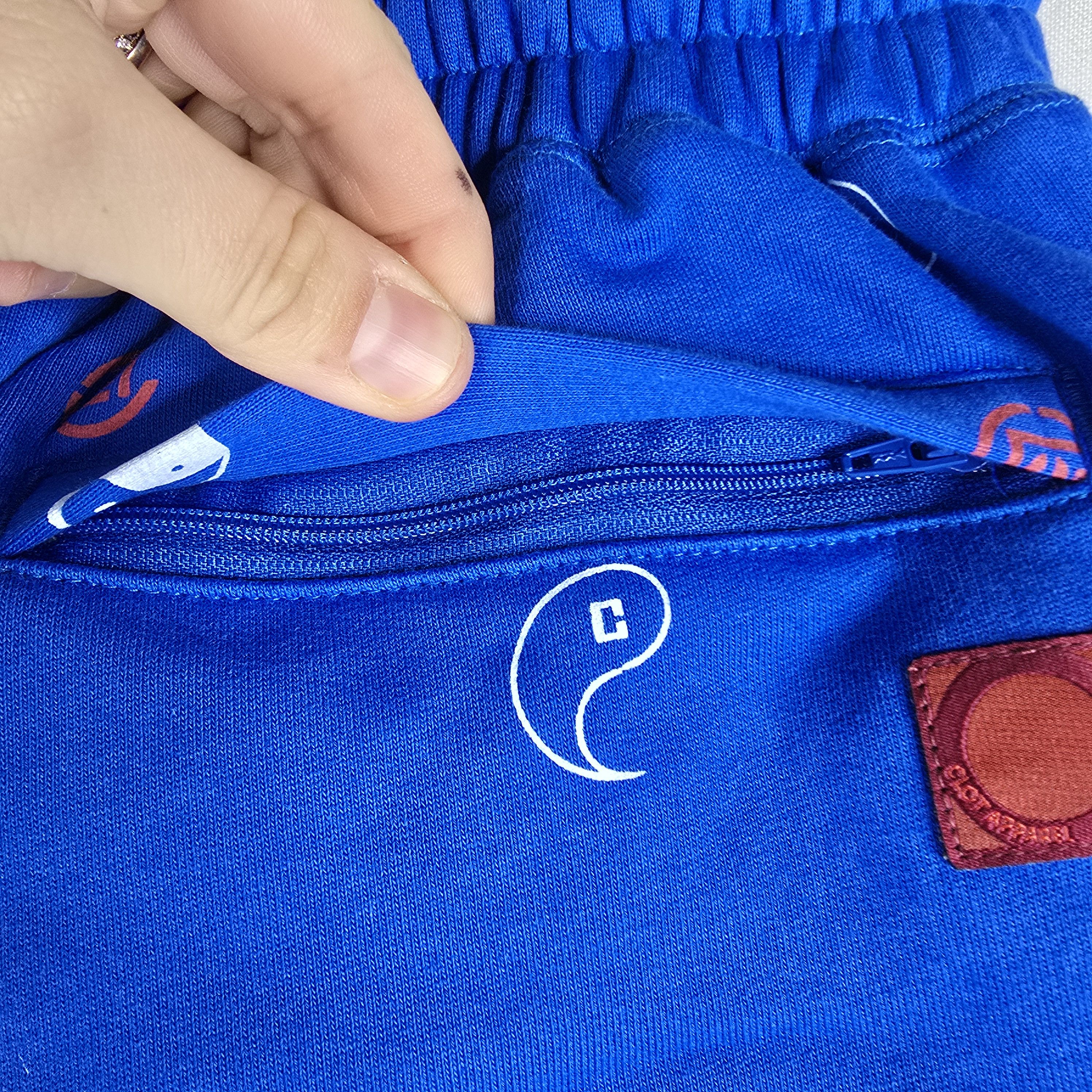 CLOT New Clot Apparel Mens Small Blue Jogger Ying Yang Sweatpants Size US 30 / EU 46 - 4 Thumbnail