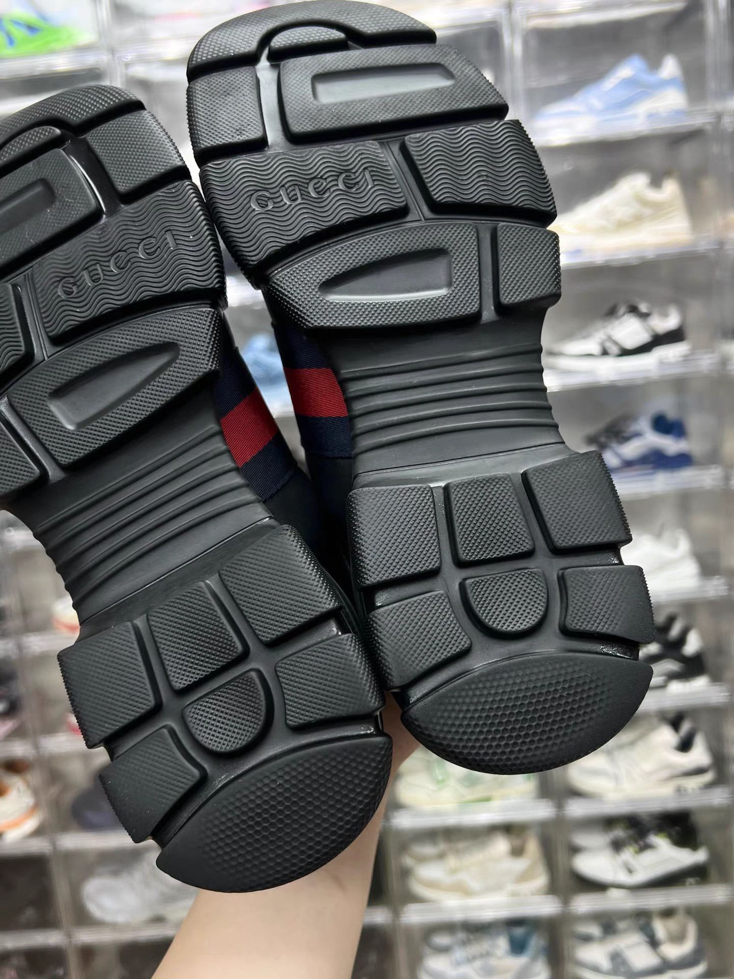 Gucci GUCCI Web Low-Top Sneakers K15 Size US 9.5 / EU 42-43 - 9 Thumbnail