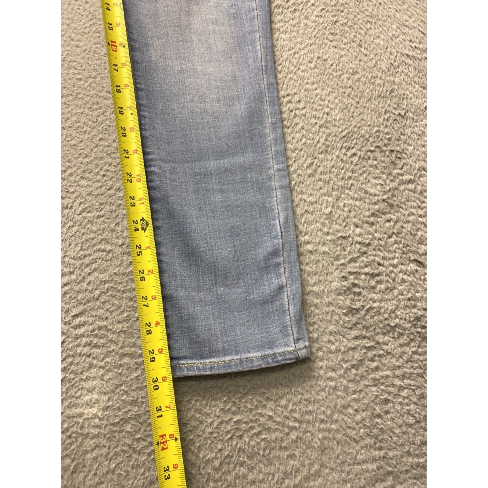 Levi's Levi's Jeans Women's 32x30 Skinny Light Blue Tummy Panel Shaping Modern Womens Size 24" / US 00 / IT 34 - 6 Thumbnail