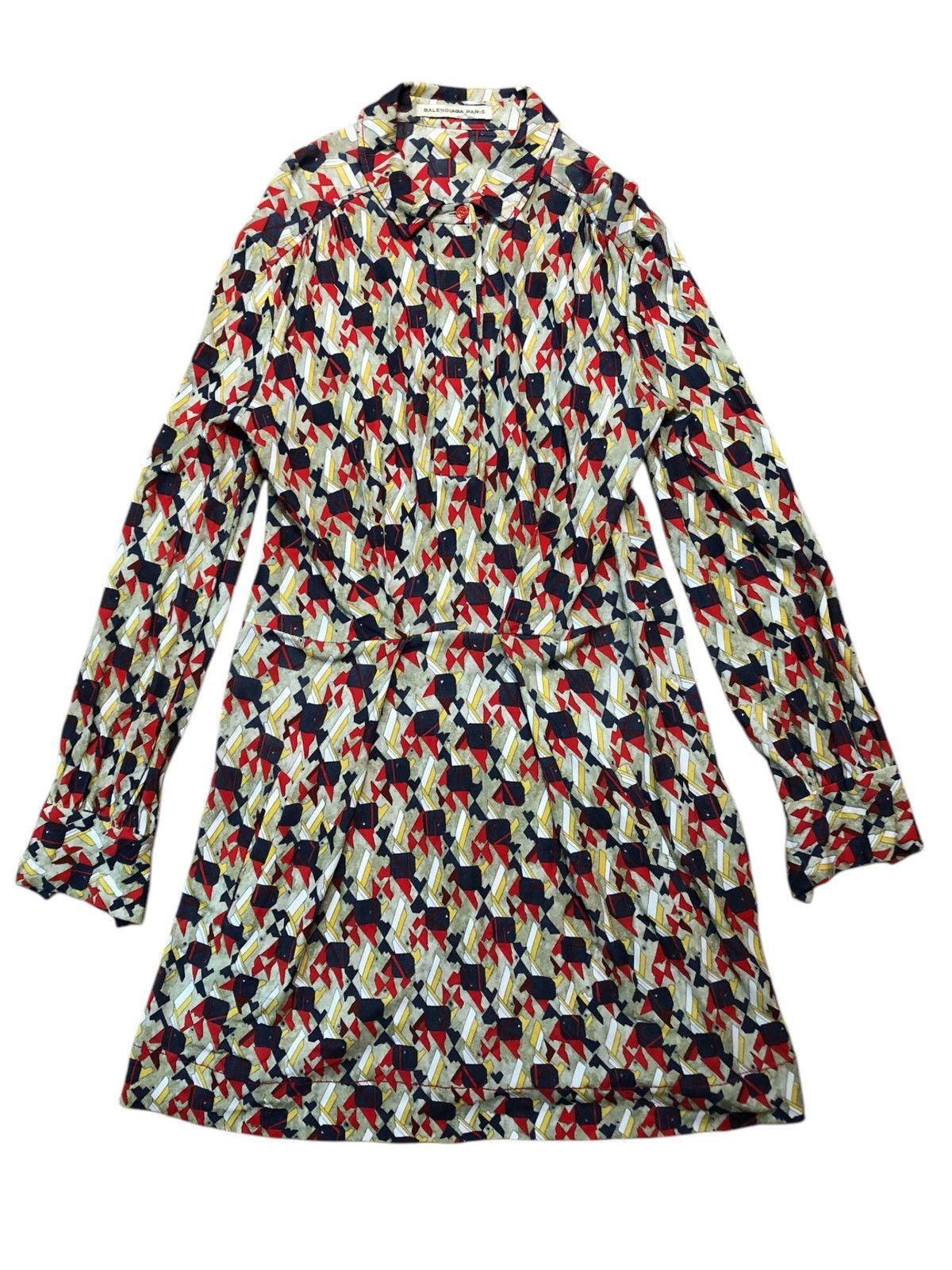 Balenciaga SS2011 Balenciaga Paris Exotic 100% Rayon Maxi Dress Size XS / US 0-2 / IT 36-38 - 1 Thumbnail
