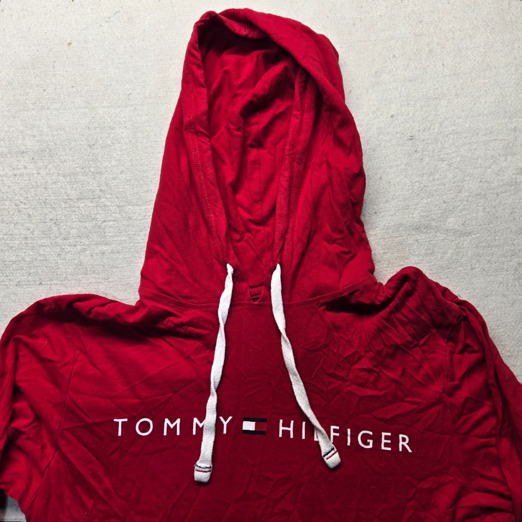 Tommy Hilfiger Tommy Hilfiger Hoodie Red Lightweight Logo 90s Women's M Size M / US 6-8 / IT 42-44 - 2 Thumbnail