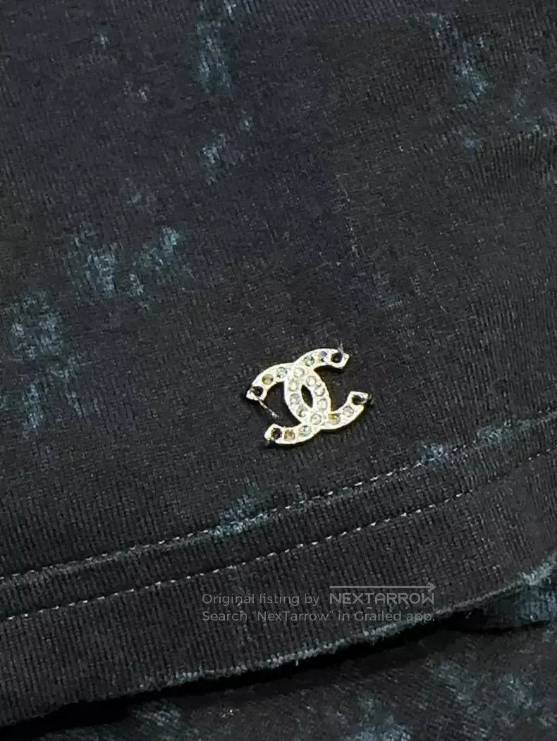 Chanel Chanel 20S spring and summer dark blue letter embroidery s Size XS / US 0-2 / IT 36-38 - 4 Thumbnail