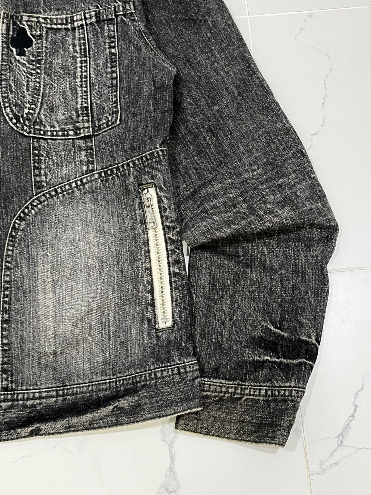 R.Newbold R.Newbold Ace Cafe London collaboration black denim jacket Size US L / EU 52-54 / 3 - 5 Thumbnail