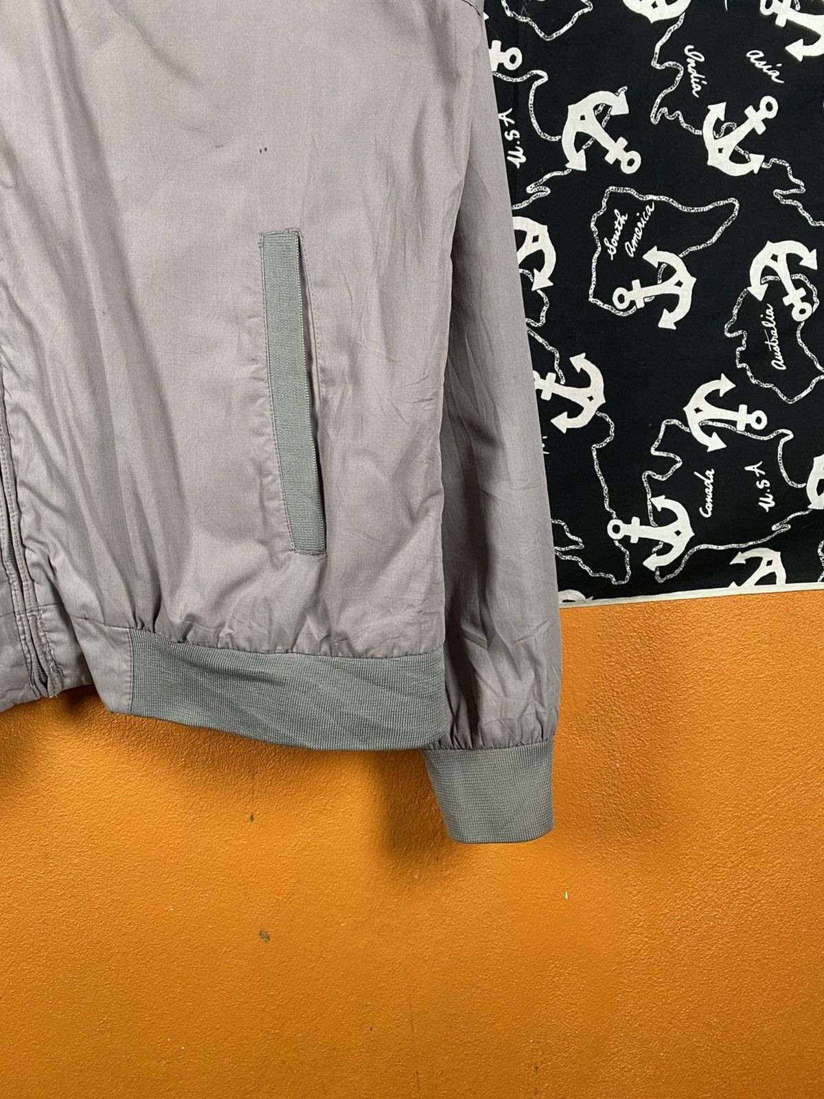 Members Only Members Only Classic Grey Bomber Jacket – Vintage Zip Jacket Size US L / EU 52-54 / 3 - 6 Thumbnail