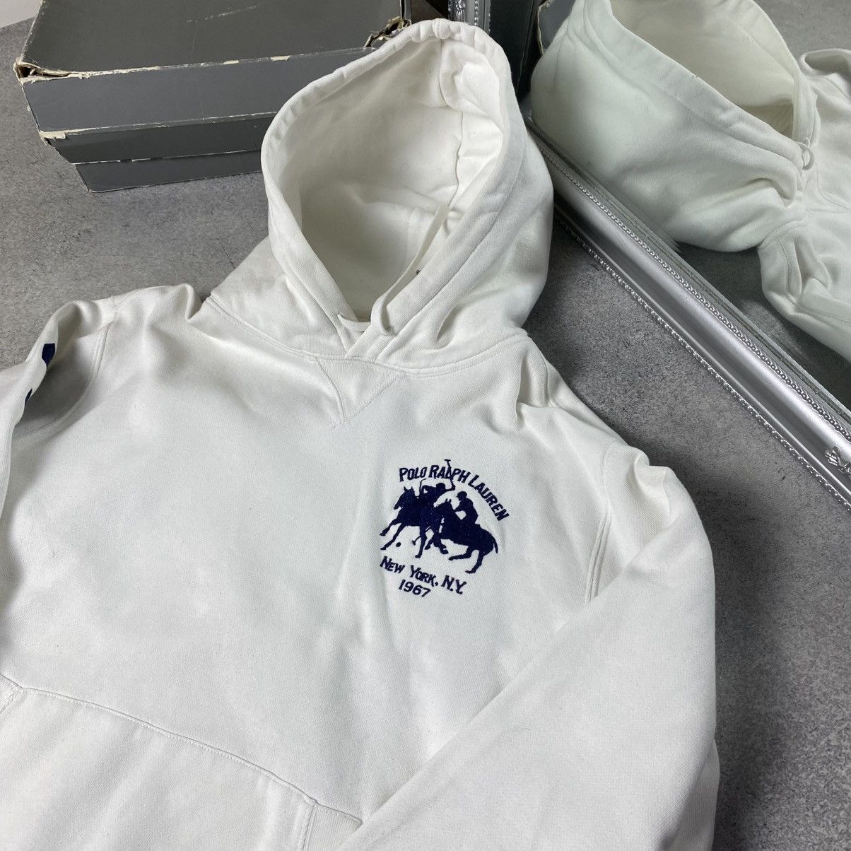 Polo Ralph Lauren Vintage Polo Ralph Lauren Hoodie Big Pony Number 3 Size XL Size US XL / EU 56 / 4 - 2 Thumbnail