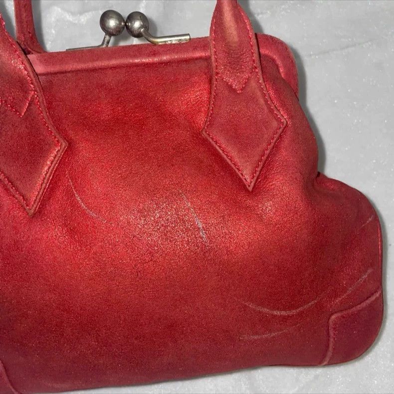 Vivienne Westwood Vivienne Westwood size os Golden red handbag with red handl Size ONE SIZE - 6 Thumbnail