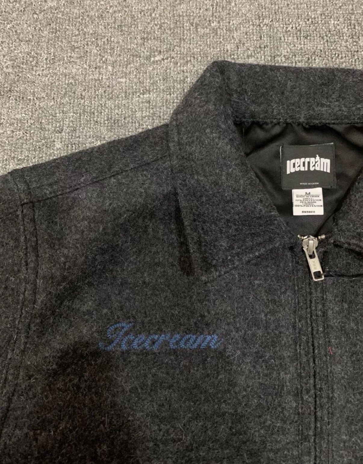 Billionaire Boys Club BBC ICECREAM Circle Flying Dog Varsity Jacket Size US L / EU 52-54 / 3 - 6 Thumbnail