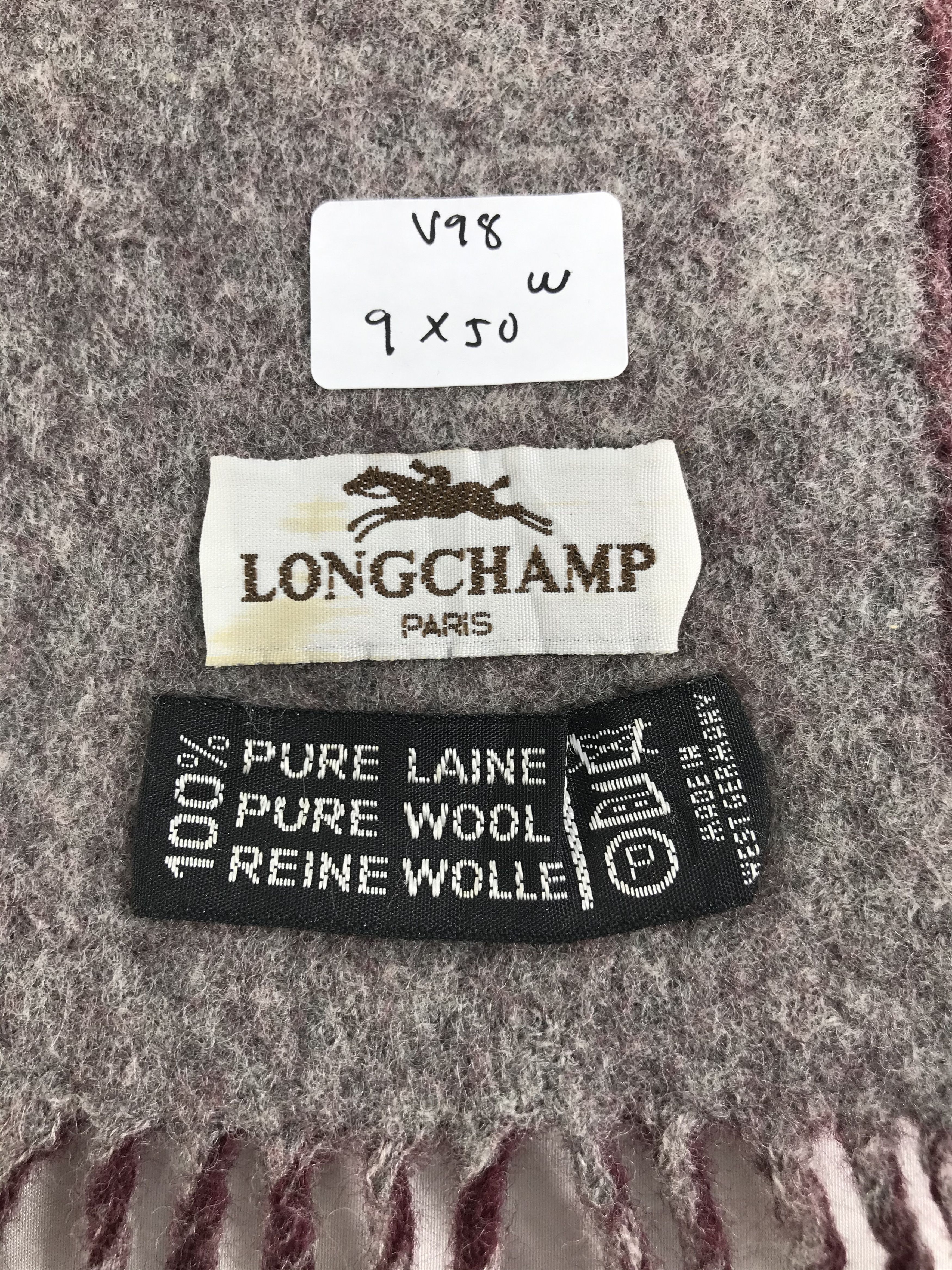Longchamp Longchamp Wool Scarf Muffler V98 Size ONE SIZE - 5 Thumbnail