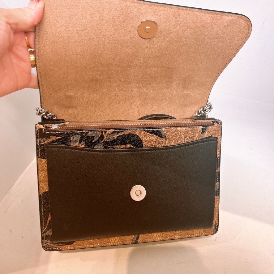 Coach Klare Crossbody Bag In Signature Canvas With Bow Print CY649 Size ONE SIZE - 6 Thumbnail