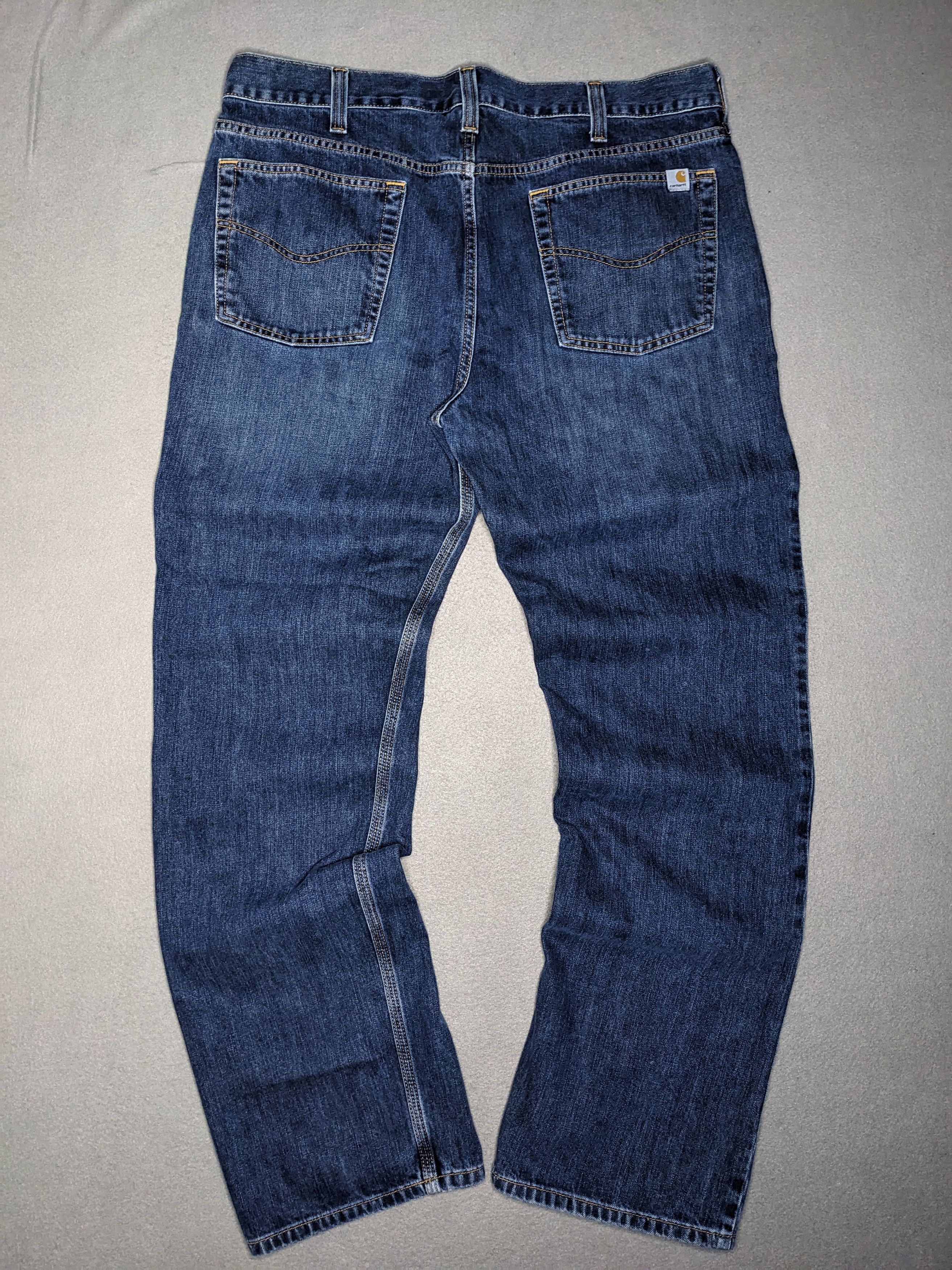 Carhartt Carhartt Relaxed Straight Jeans 38x35 Blue Denim B320 WTB Size US 38 / EU 54 - 1 Thumbnail