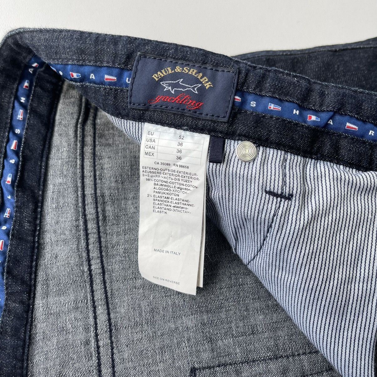 Paul & Shark Paul & Shark Denim Cotton Straight Light Jeans Navy Size US 36 / EU 52 - 9 Thumbnail