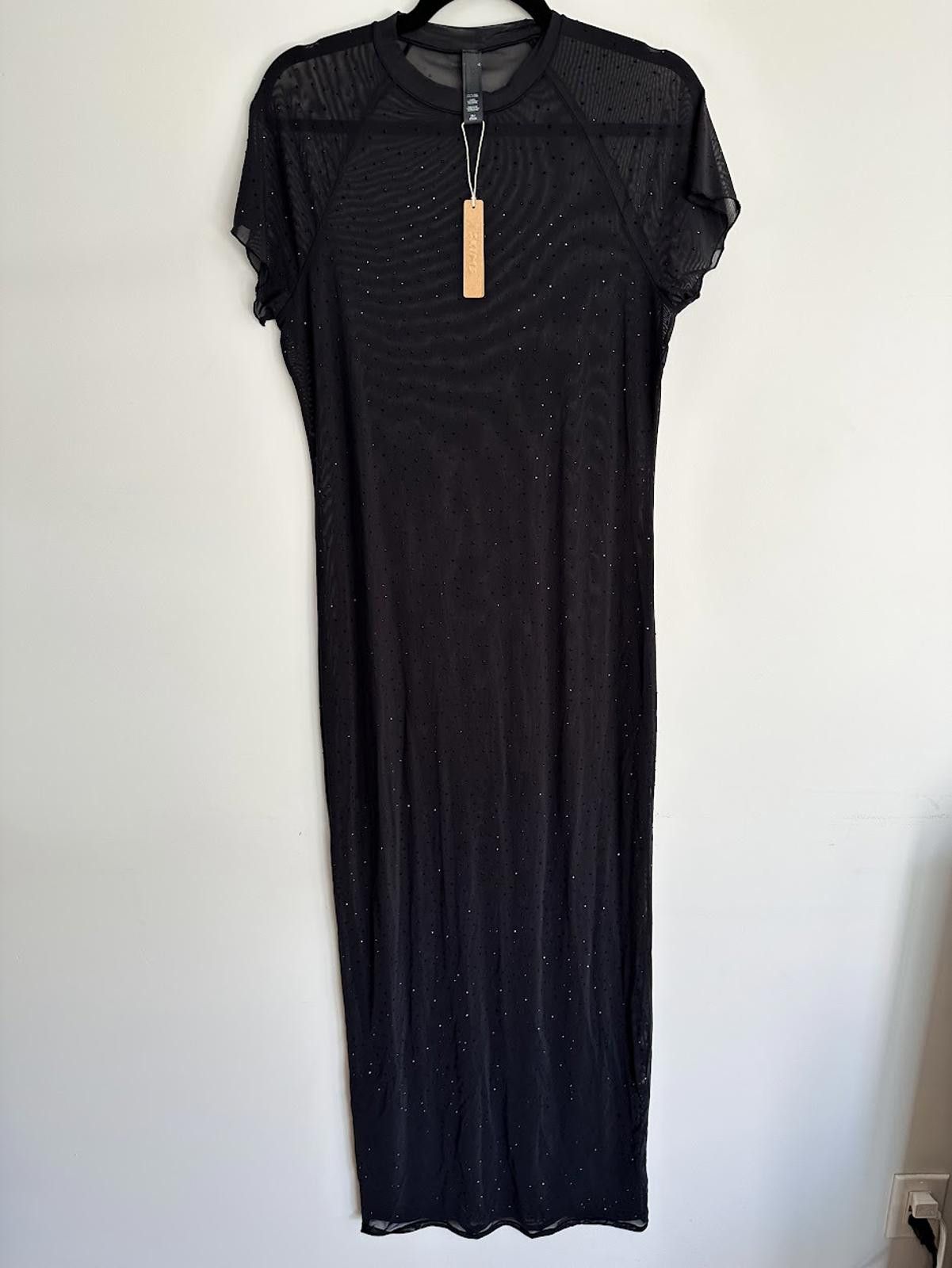 Swims NWT *RARE* SKIMS Mesh Rhinestone Swim Dress - Sz. 2X Size XXL / US 16-18 / IT 52-54 - 2 Thumbnail