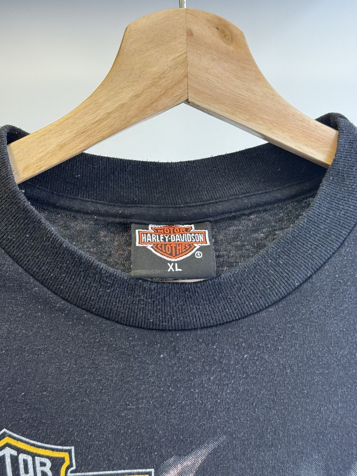 Harley Davidson 1991 3D Emblem Harley Davidson “The Roar Of Freedom” Tee Size US XL / EU 56 / 4 - 3 Thumbnail