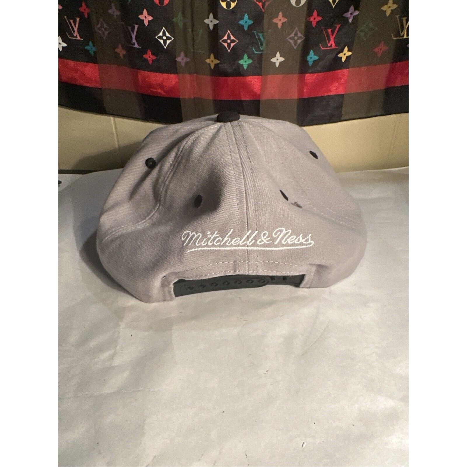Mitchell & Ness Mitchell & Ness Brooklyn NETS New York Snapback grey hat cap Size ONE SIZE - 8 Thumbnail
