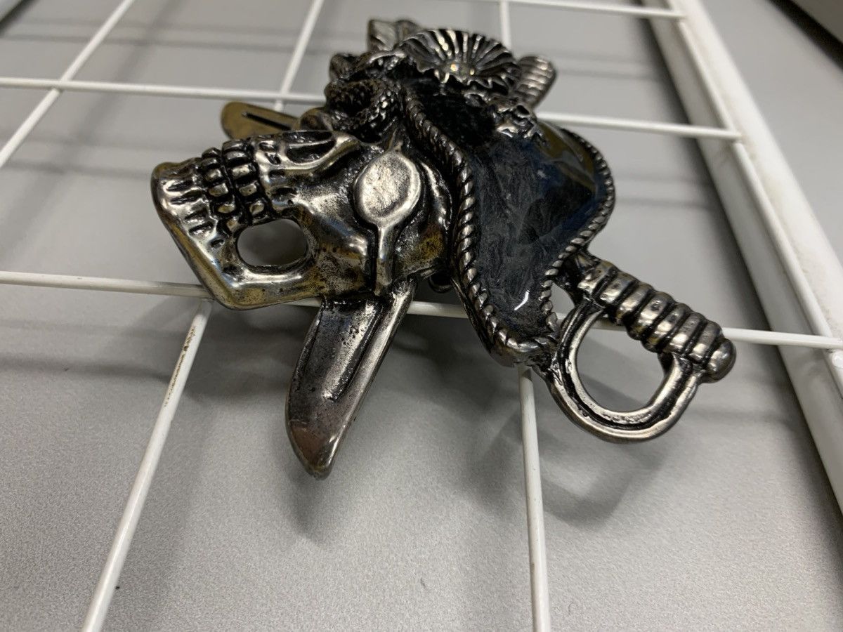 Vintage Skull belt Made in Italy vintage Size ONE SIZE - 4 Thumbnail