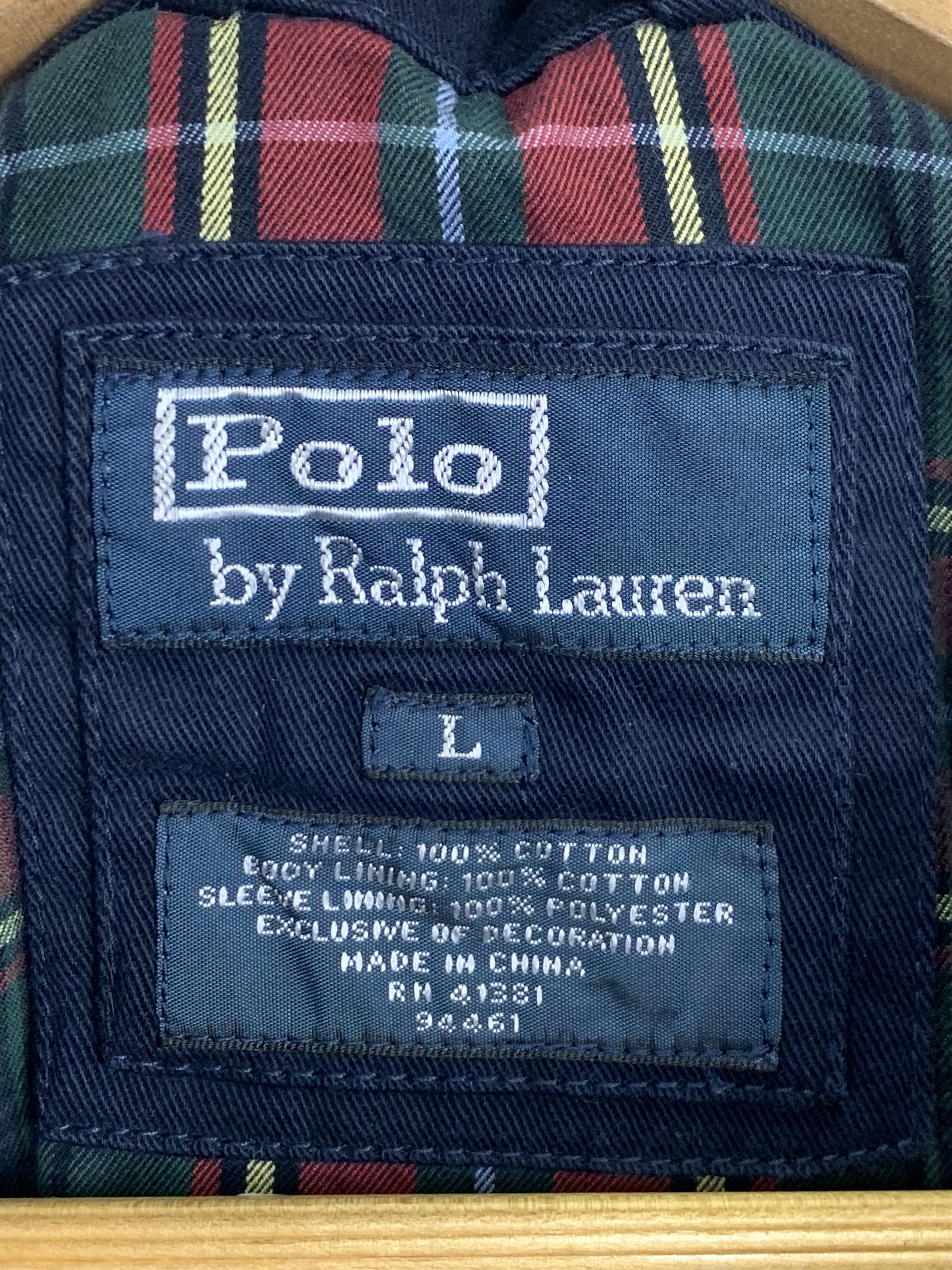 Polo Ralph Lauren Vintage 90s Polo Ralph Lauren Denim Zipper Jacket J0952 Size US L / EU 52-54 / 3 - 5 Thumbnail
