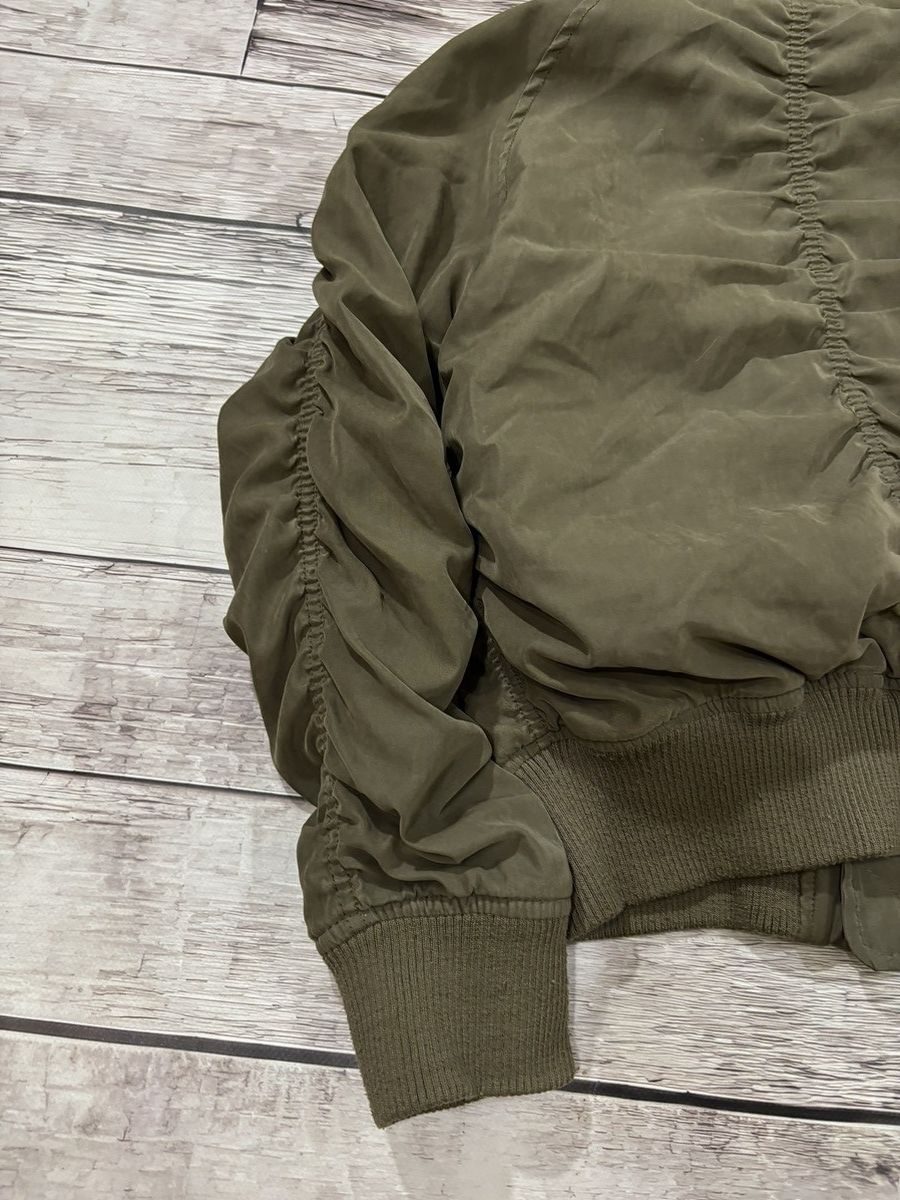 Hysteric Glamour × Japanese Brand VTG Cropped Avant Garde Rick Owens Style Bomber Jacket Fur Size US S / EU 44-46 / 1 - 7 Thumbnail