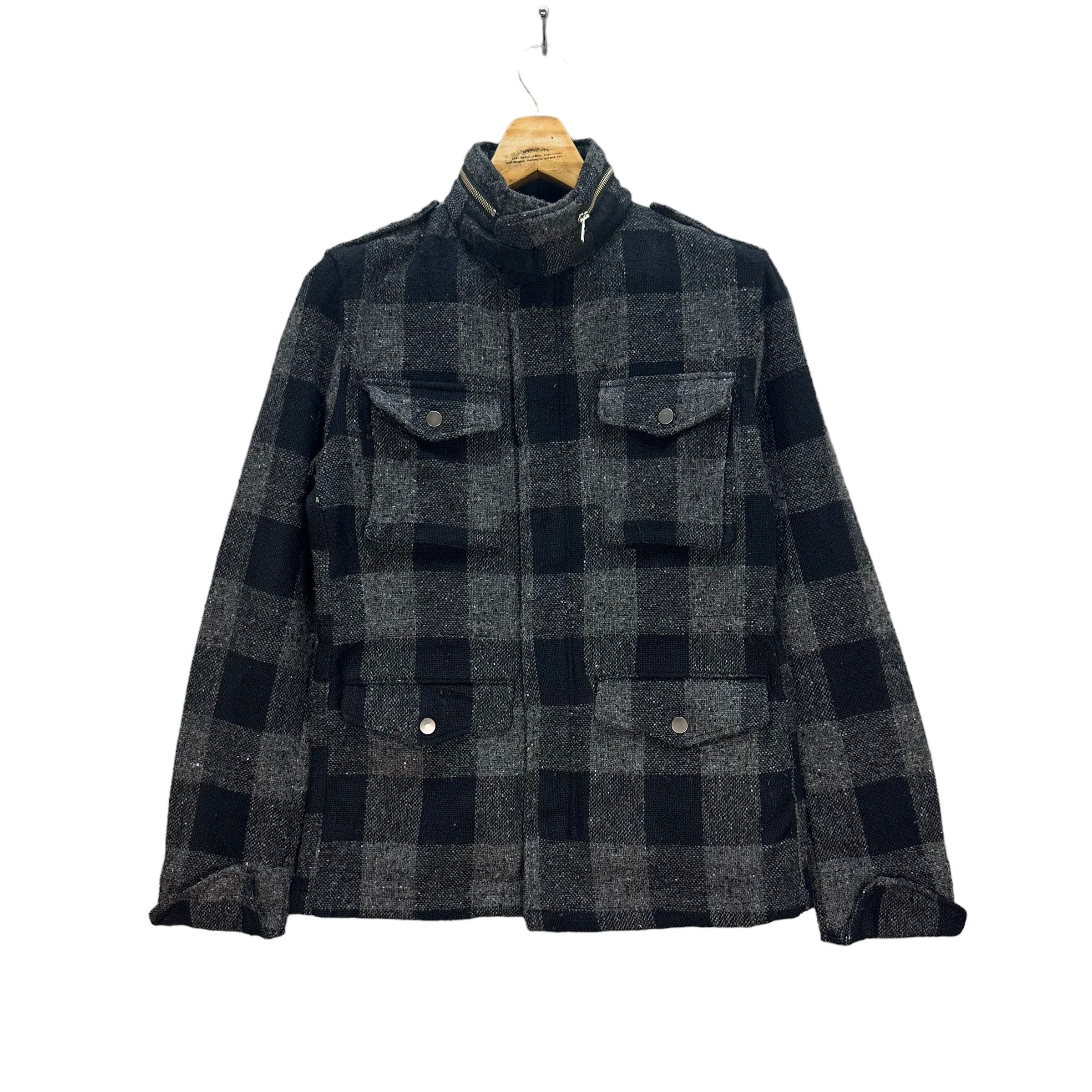 Japanese Brand RED SEAM TARTAN WOOL CHORE JACKET #7845-182 Size US M / EU 48-50 / 2 - 1 Thumbnail