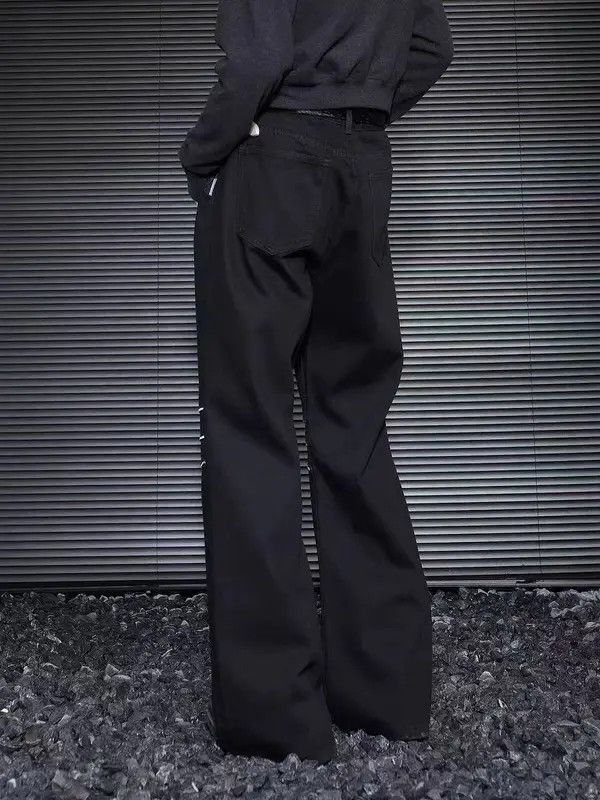 Japanese Brand VIBE Black pocket cargo baggy jeans Size US 34 / EU 50 - 2 Thumbnail