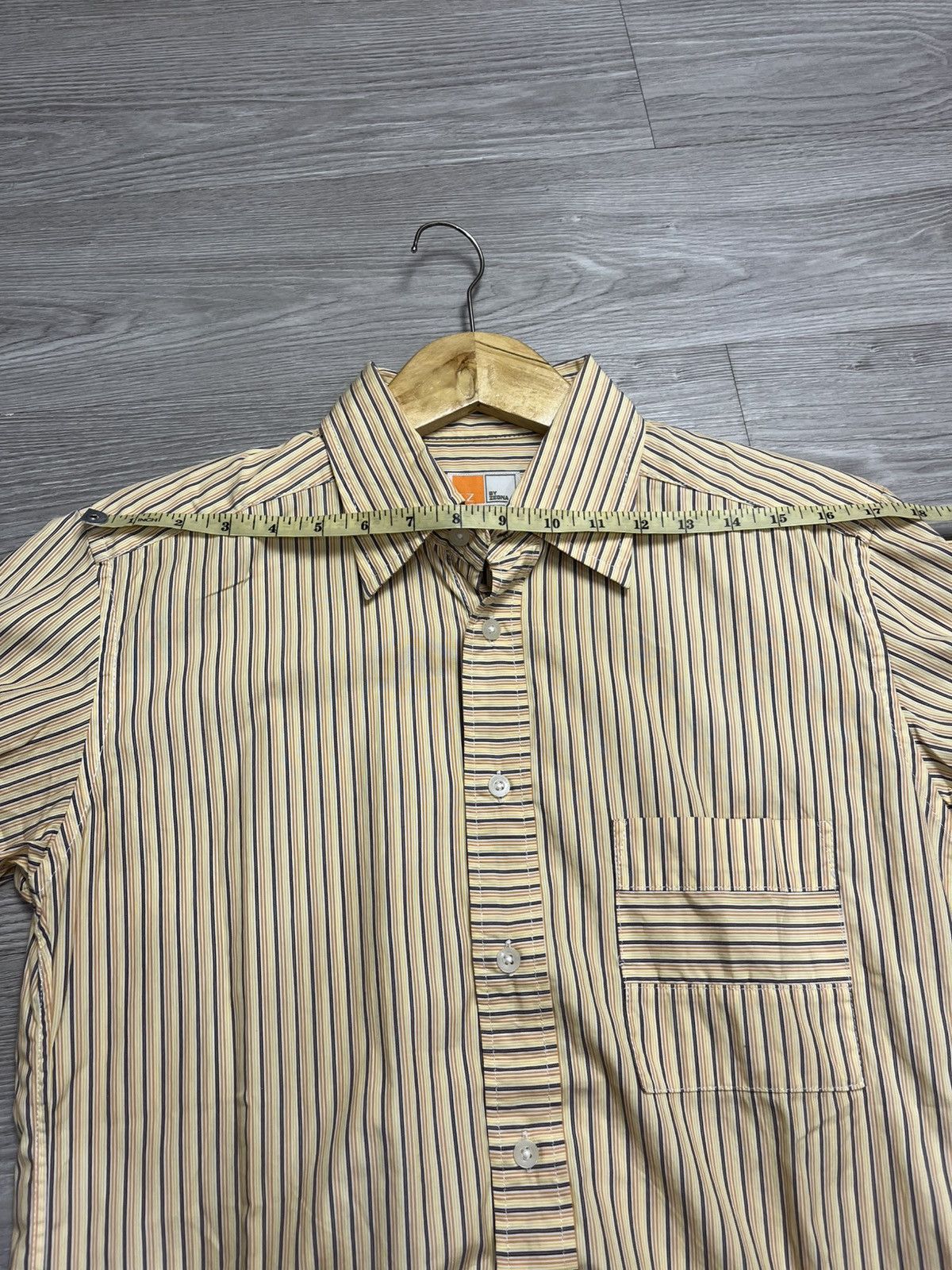 Ermenegildo Zegna Ermenegildo Zegna Striped Shirt Size US L / EU 52-54 / 3 - 9 Thumbnail