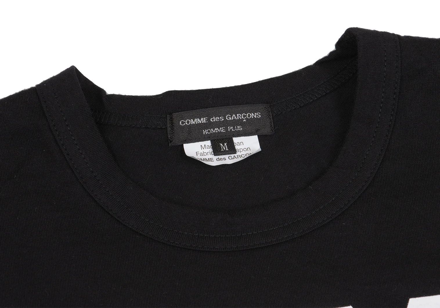 Comme des Garcons Homme Plus Line Patch Poem Print T-Shirt in Black, Size M Size US M / EU 48-50 / 2 - 2 Thumbnail