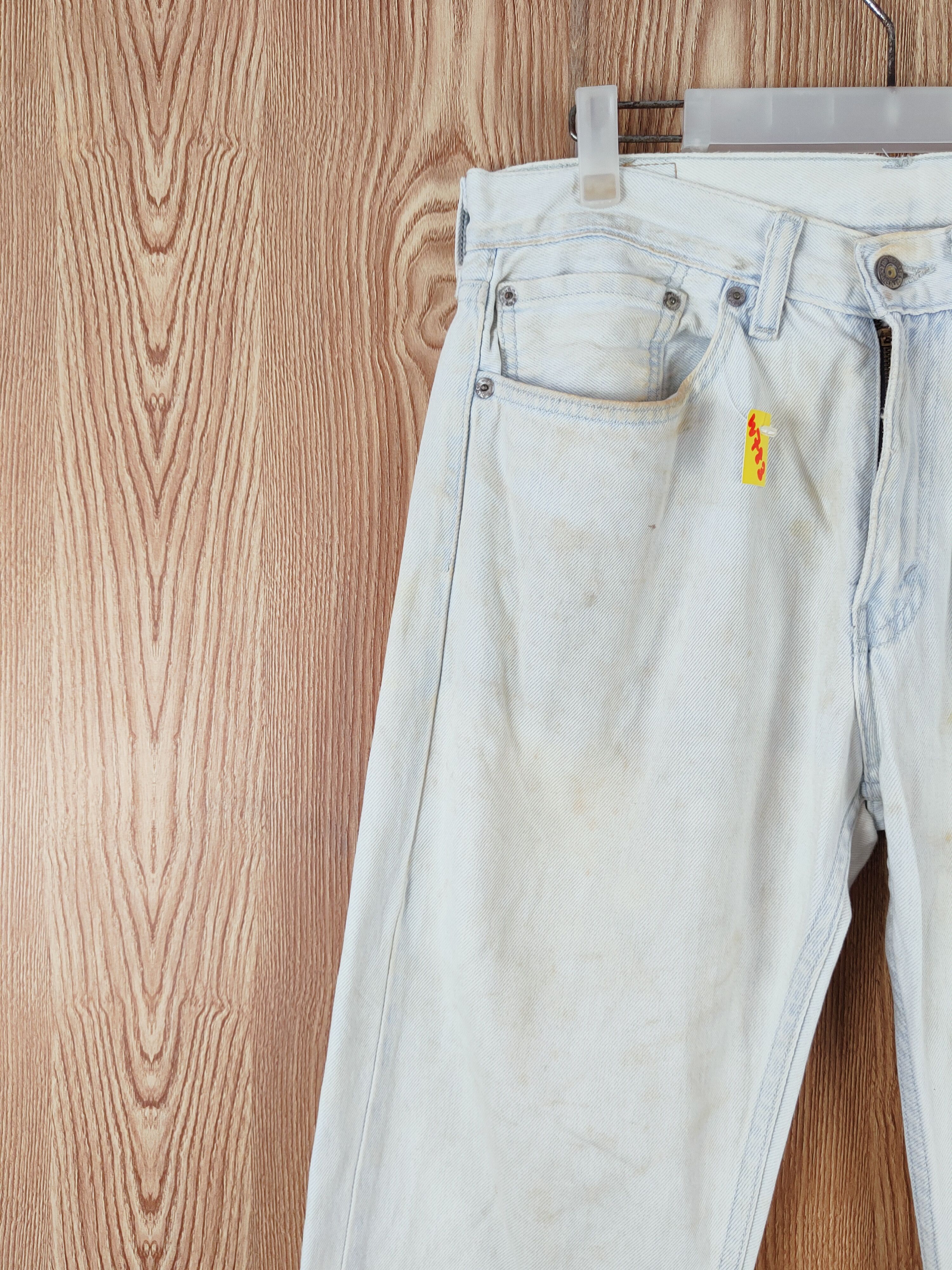 Levi's Levi's Blue Faded Distressed Ripped Jeans #W783 Size US 32 / EU 48 - 3 Thumbnail