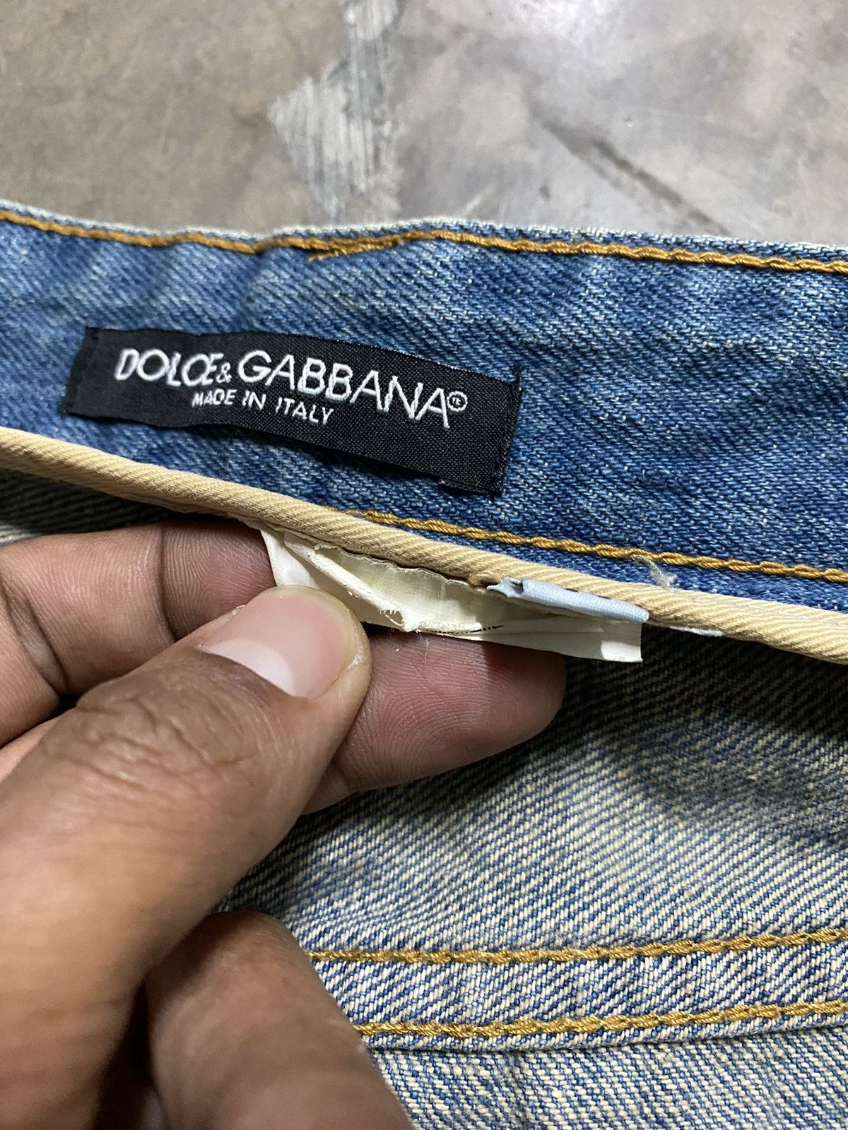 Dolce & Gabbana × Hysteric Glamour × If Six Was Nine Dolce & Gabbana Made in Italy Trash Distressed Denim @act233 Size US 33 - 16 Thumbnail