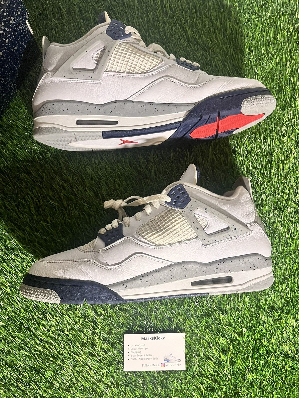 Jordan Brand air jordan 4 retro midnight navy size 13 Size US 13 / EU 46 - 4 Thumbnail