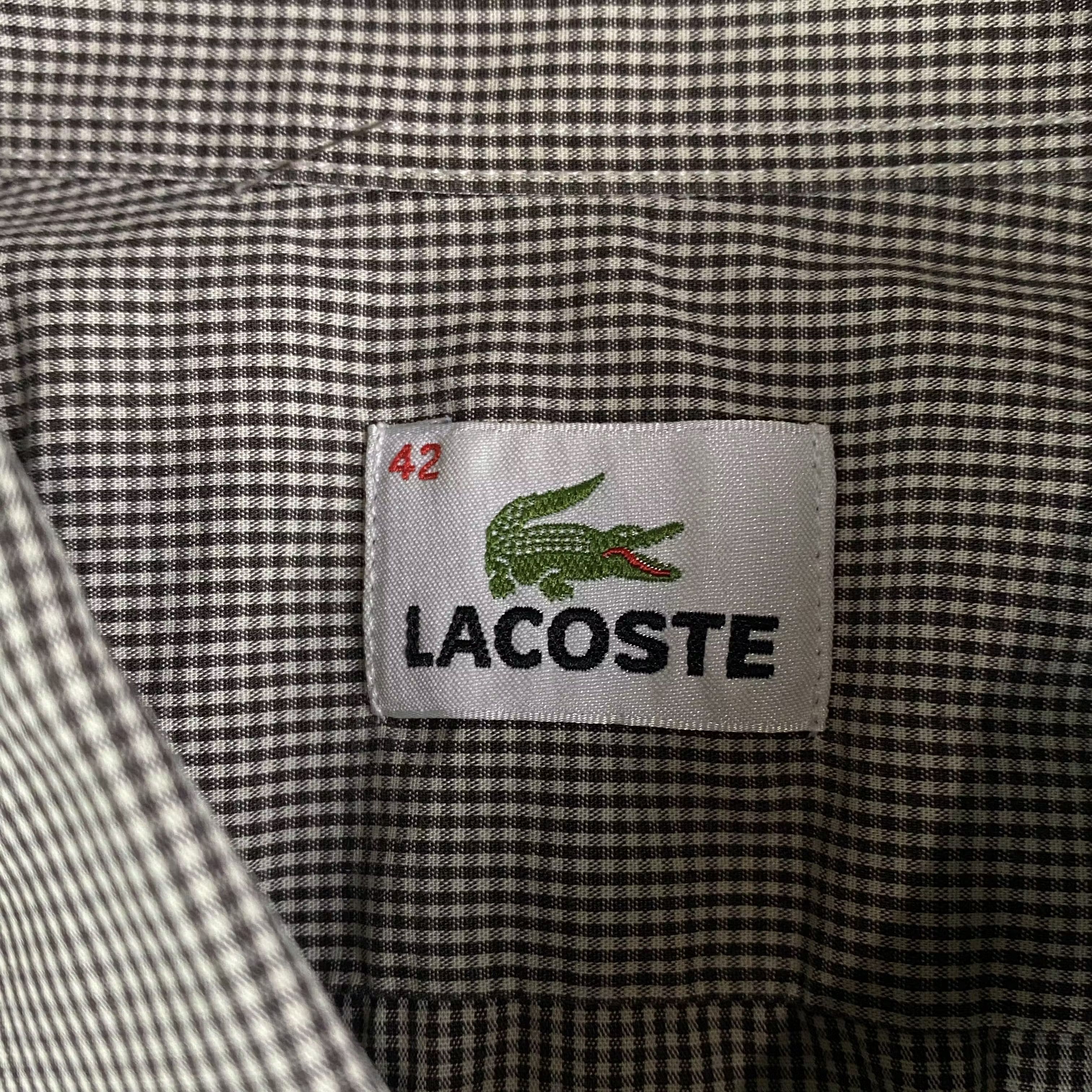 Lacoste × Vintage Mens Shirt Lacoste Vintage Size 42 Size US L / EU 52-54 / 3 - 4 Thumbnail