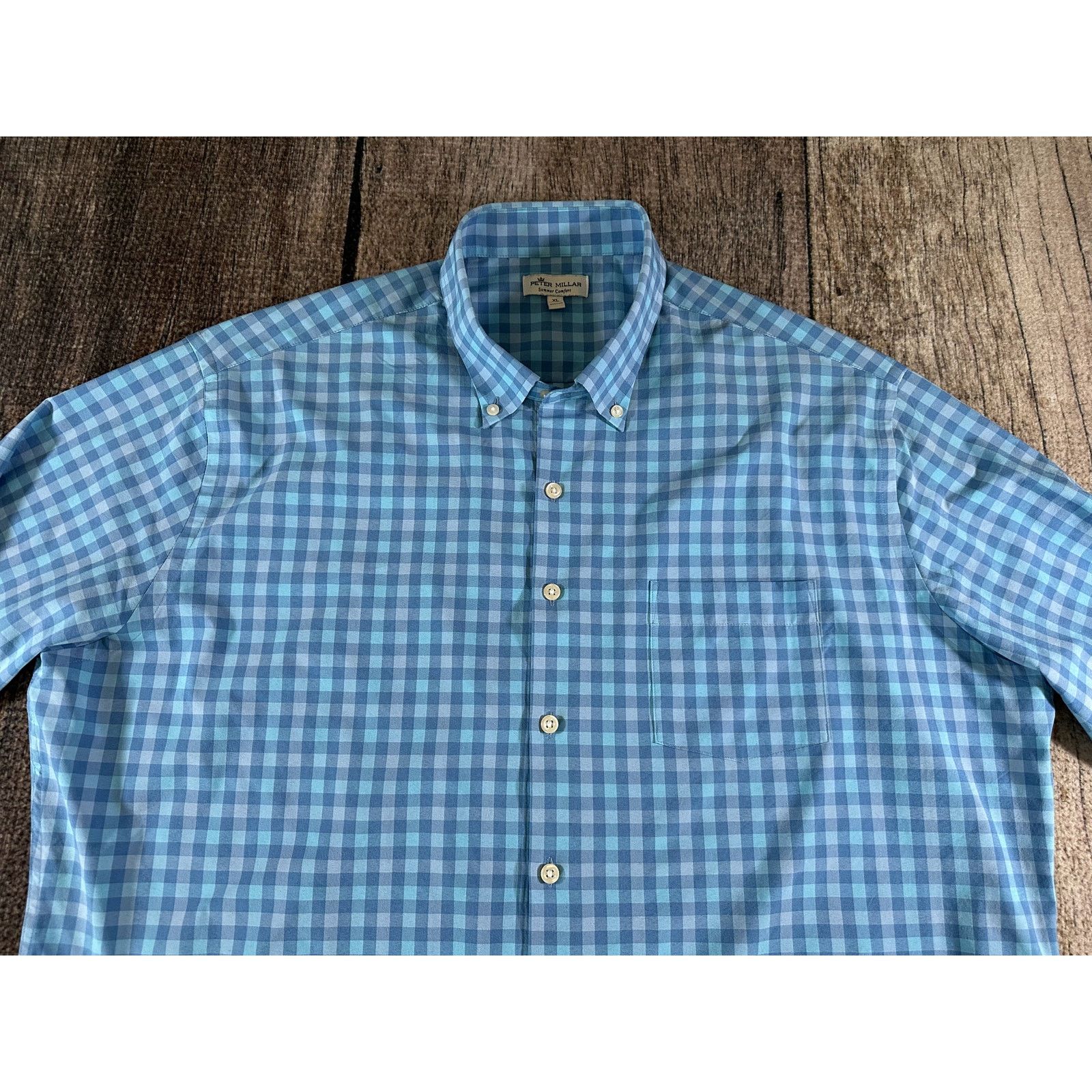 Peter Millar Peter Millar Crown Sport Men’s Cornelius Sport Shirt Men XL Size US XL / EU 56 / 4 - 2 Thumbnail