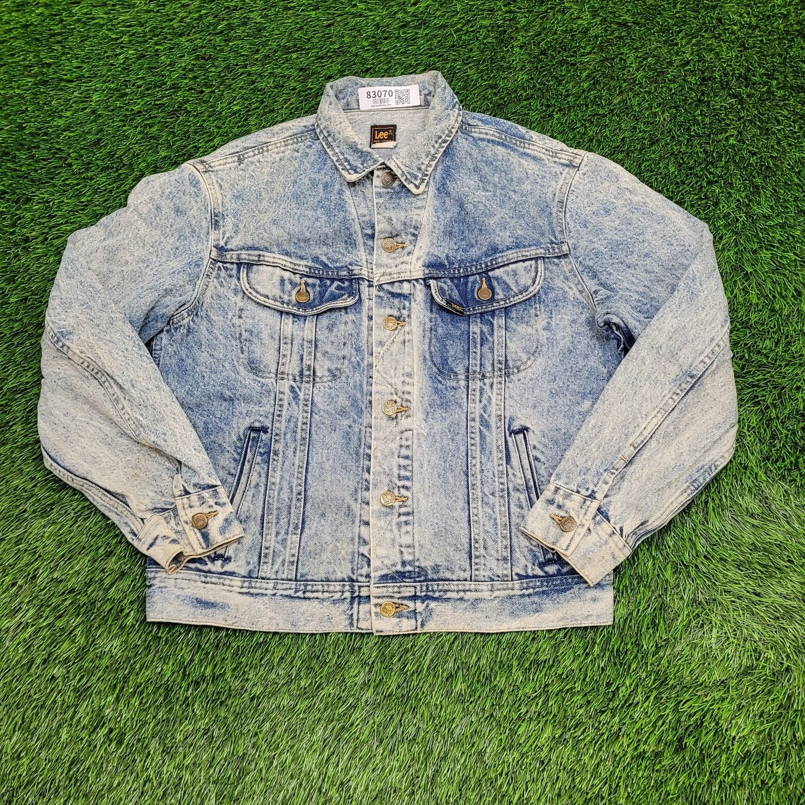 Lee Vintage LEE Riders Denim Jacket M 22x25 Cropped PATD-153438 Size US M / EU 48-50 / 2 - 1 Thumbnail