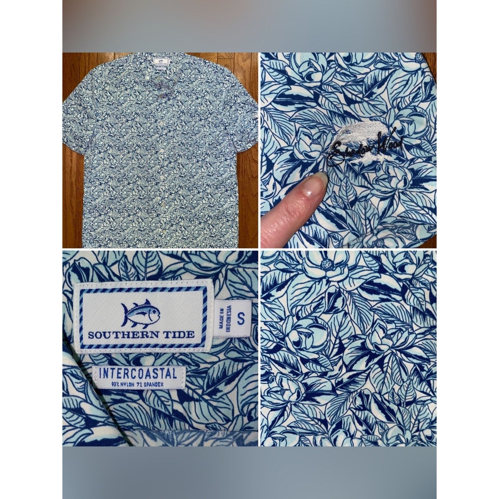 Southern Tide Southern Tide $128 Intercoastal Shirt Shadow Wood CC S Size US S / EU 44-46 / 1 - 1 Thumbnail