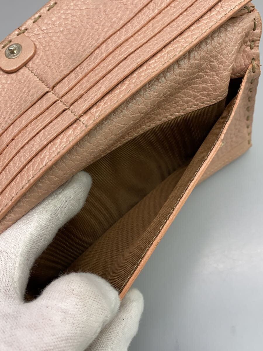 Fendi Fendi Selleria Leather Long Wallet Pink Size ONE SIZE - 7 Thumbnail