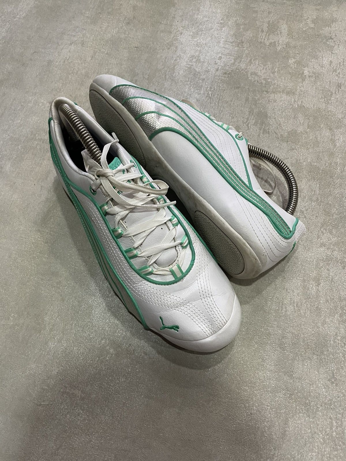 Puma × Vintage Puma Vintage Leather Sneakers Size US 8.5 / IT 38.5 - 4 Thumbnail