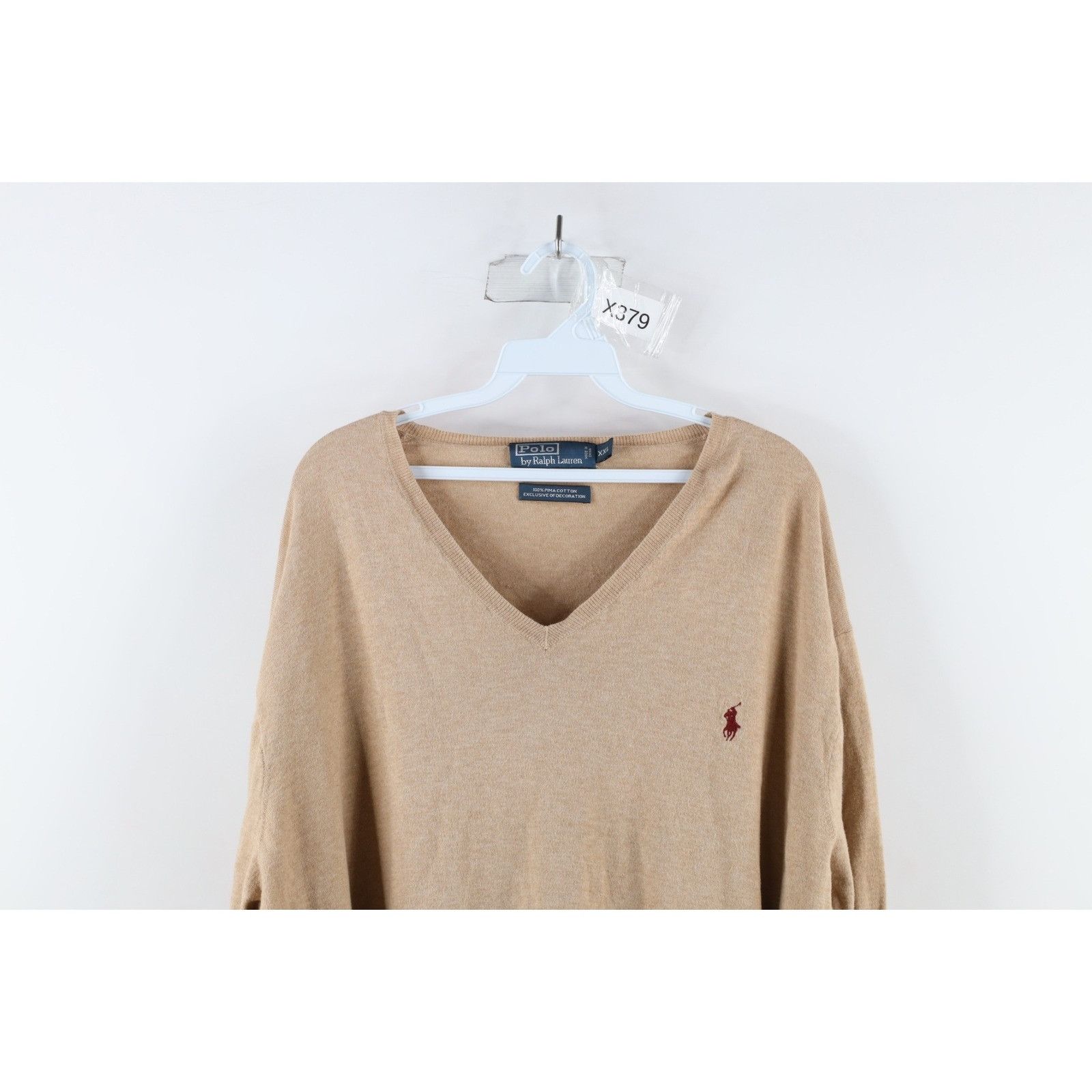 Polo Ralph Lauren Vintage Ralph Lauren Lightweight Pima Cotton Knit Sweater Size US XXL / EU 58 / 5 - 2 Thumbnail