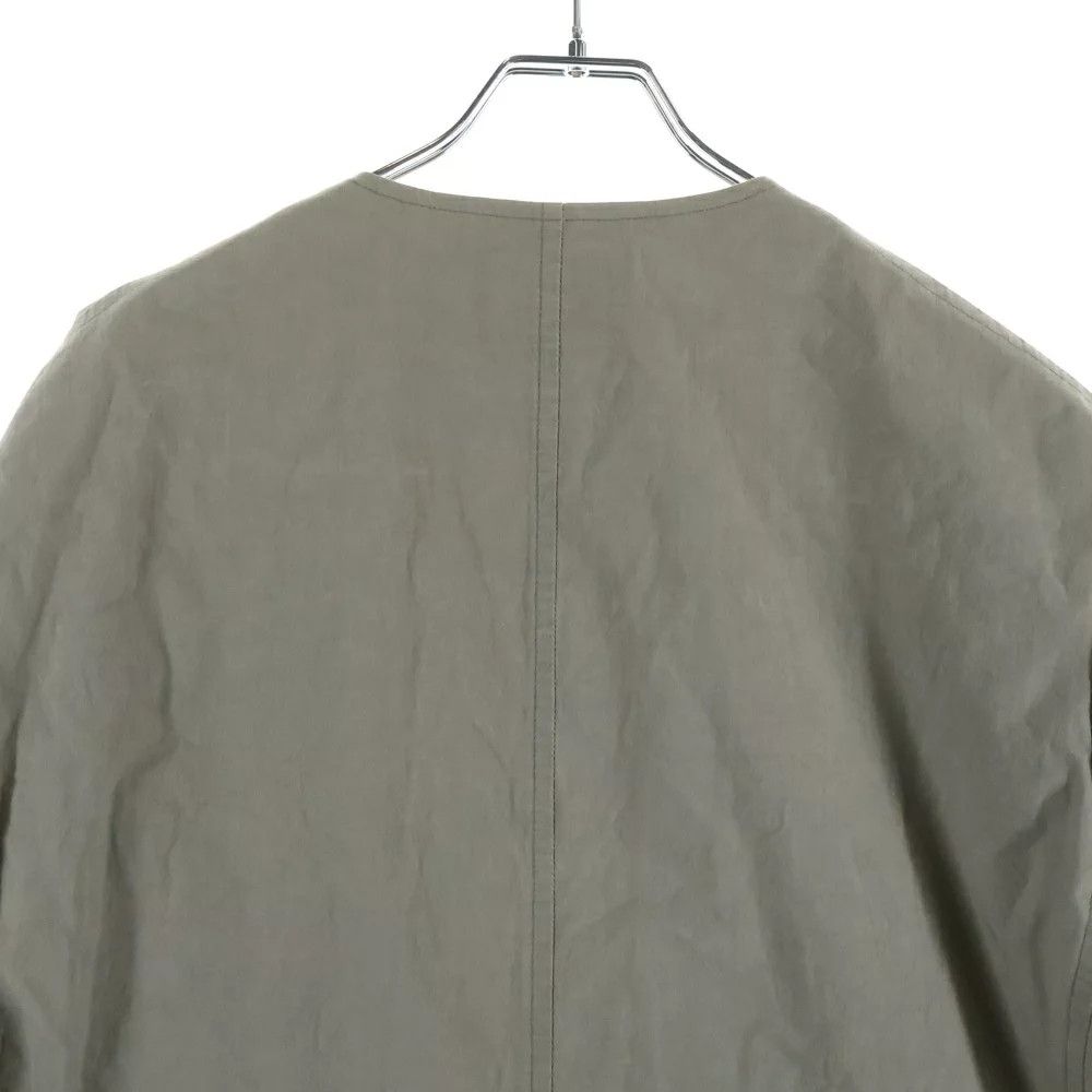 Yohji Yamamoto Yohji Yamamoto POUR HOMME 10AW Collarless Cotton 5B Coat Size US S / EU 44-46 / 1 - 4 Thumbnail