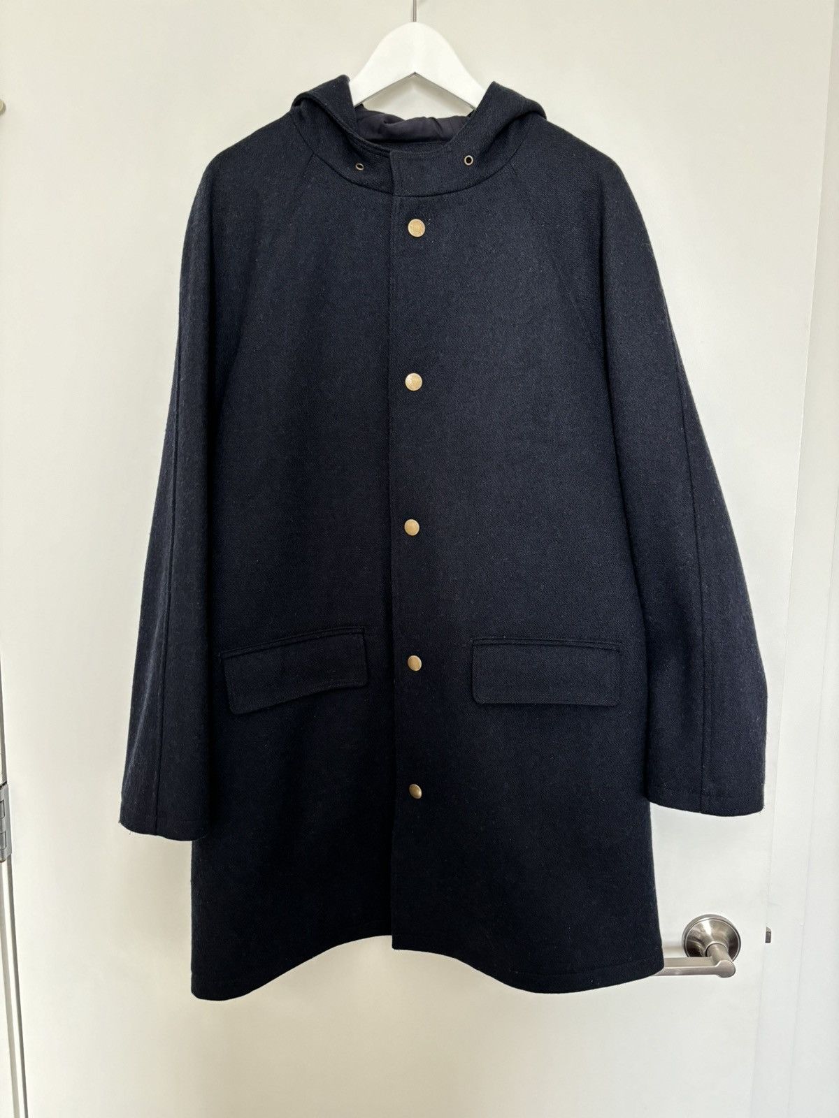A.P.C. Hooded Coat Navy