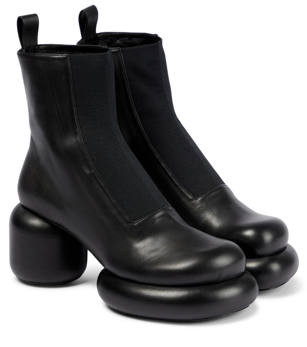 Jil Sander o1y1025 Ankle Boots in Black Size US 5 / IT 35 - 1 Thumbnail