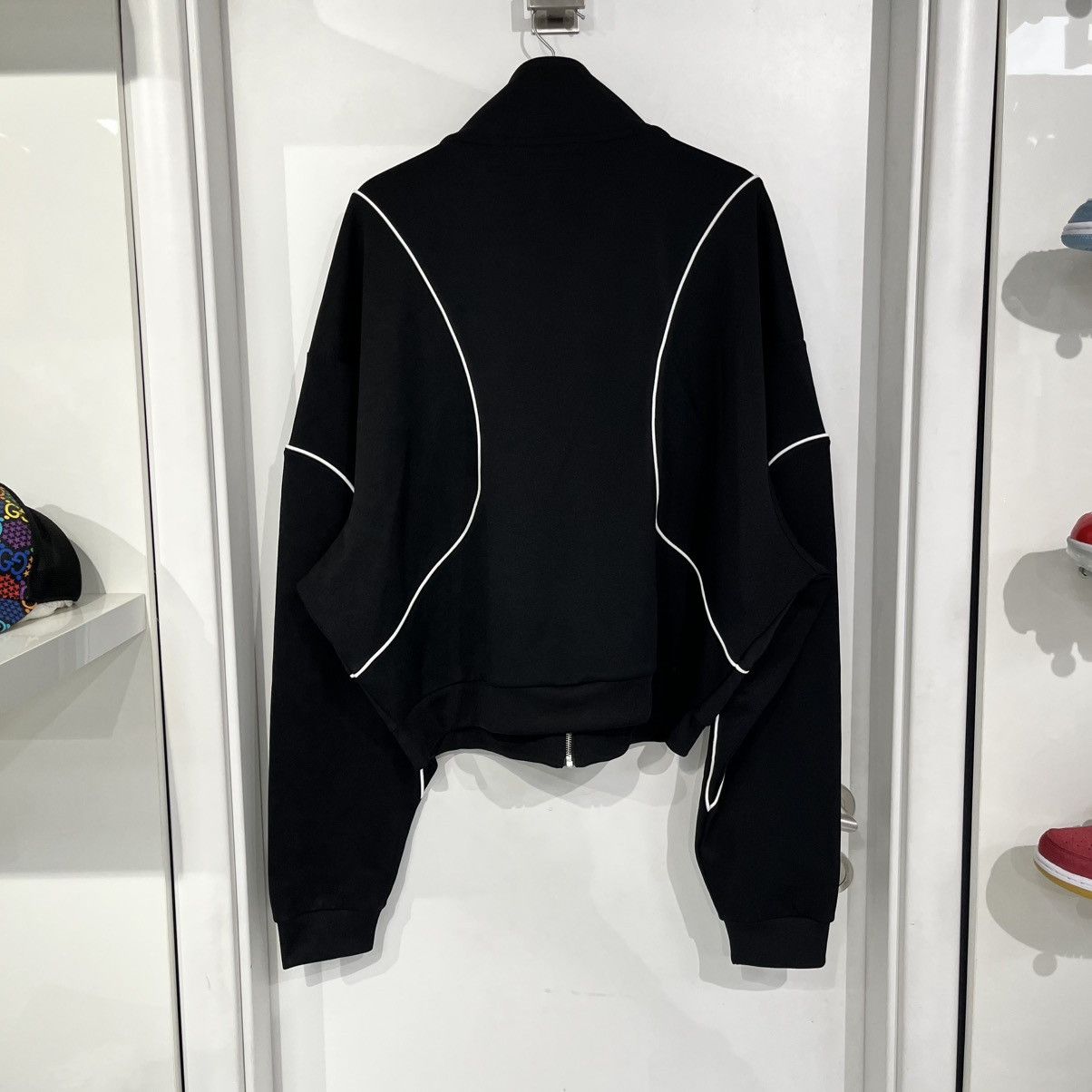 Zara Zara Zip Track Jacket Black Size US XL / EU 56 / 4 - 2 Thumbnail