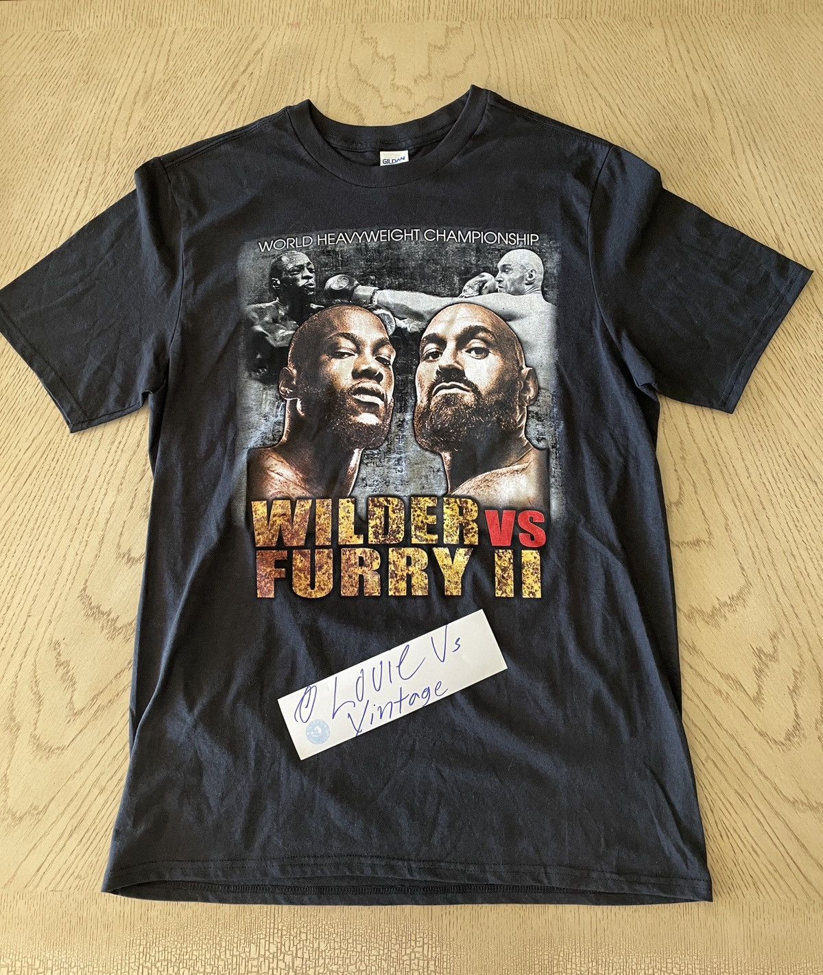 Vintage Boxing Tyson Fury Vs Deontay Wilder II Size US M / EU 48-50 / 2 - 1 Thumbnail