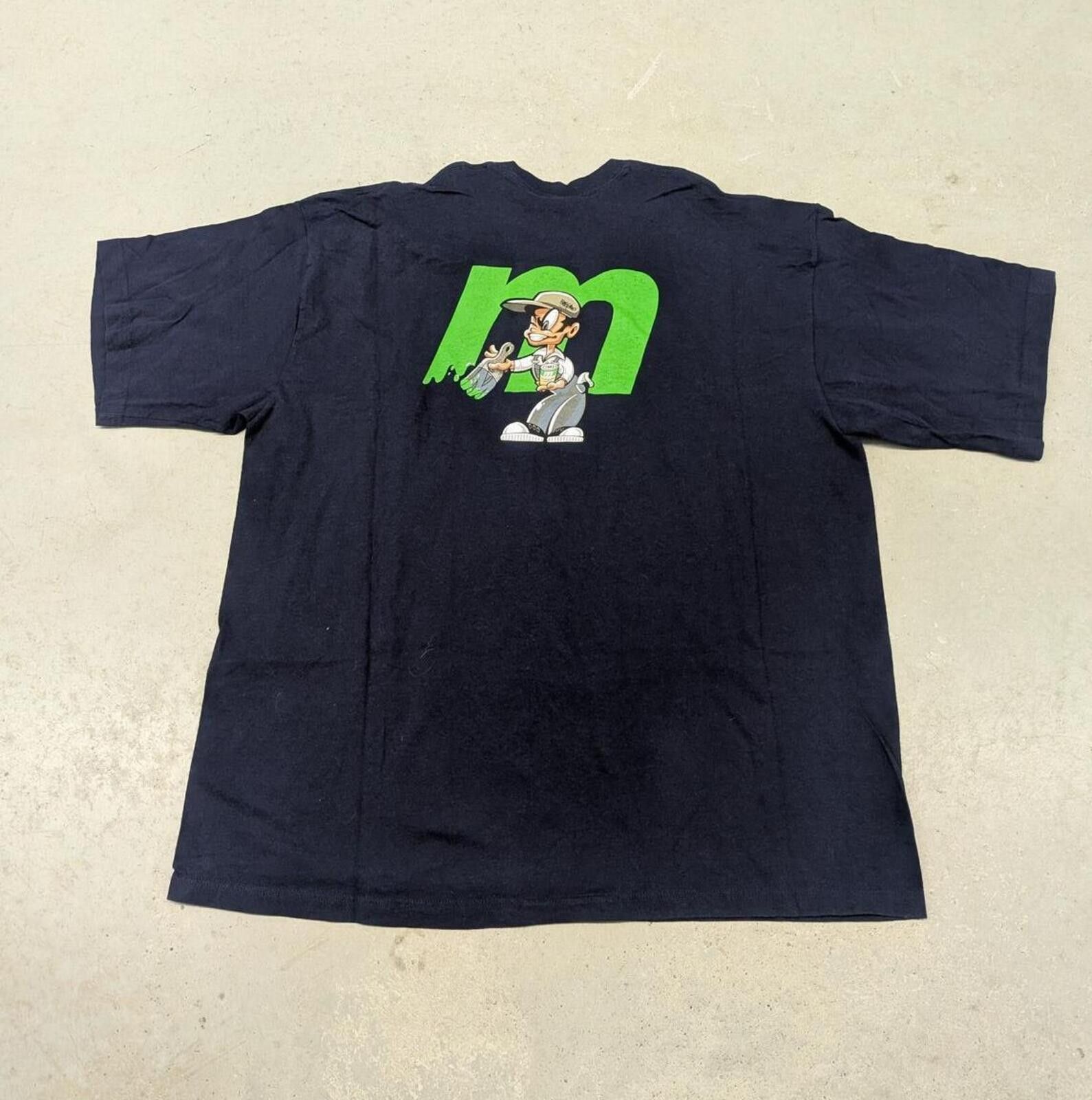 Massimo Dutti Y2K Massimo Premium Grade Painter Logo T-shirt Size US XL / EU 56 / 4 - 1 Thumbnail