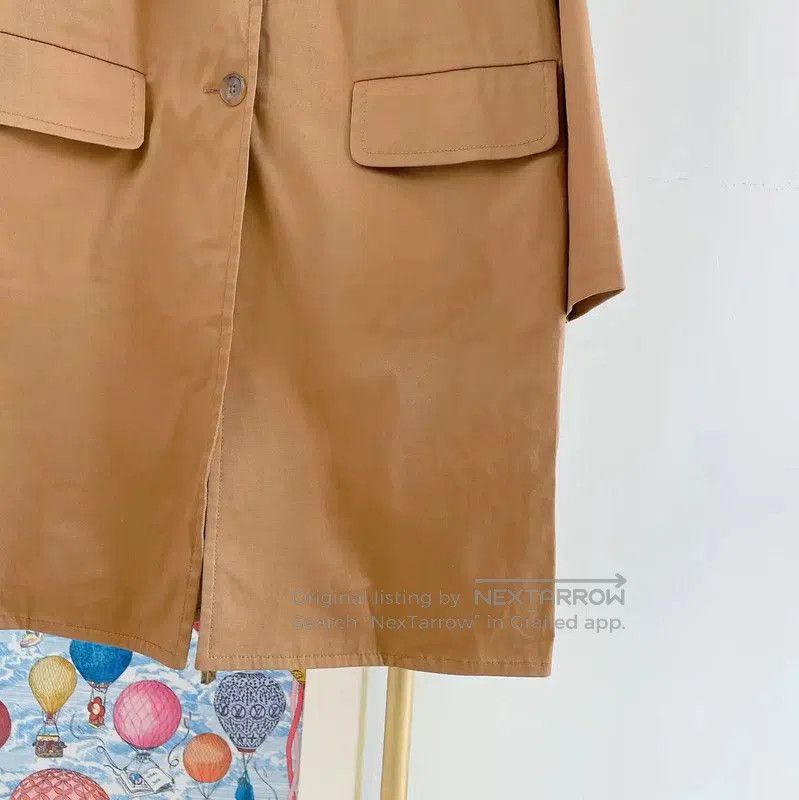 Miu Miu Miu Miu Women's Gray Cotton Jacket for Spring . Size L / US 10 / IT 46 - 4 Thumbnail