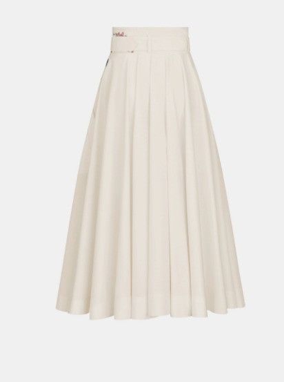 Dior o1w1db10924 Buttoned Mid-Length Skirt in Multicolor Size 38" / US 16 / IT 52 - 2 Thumbnail