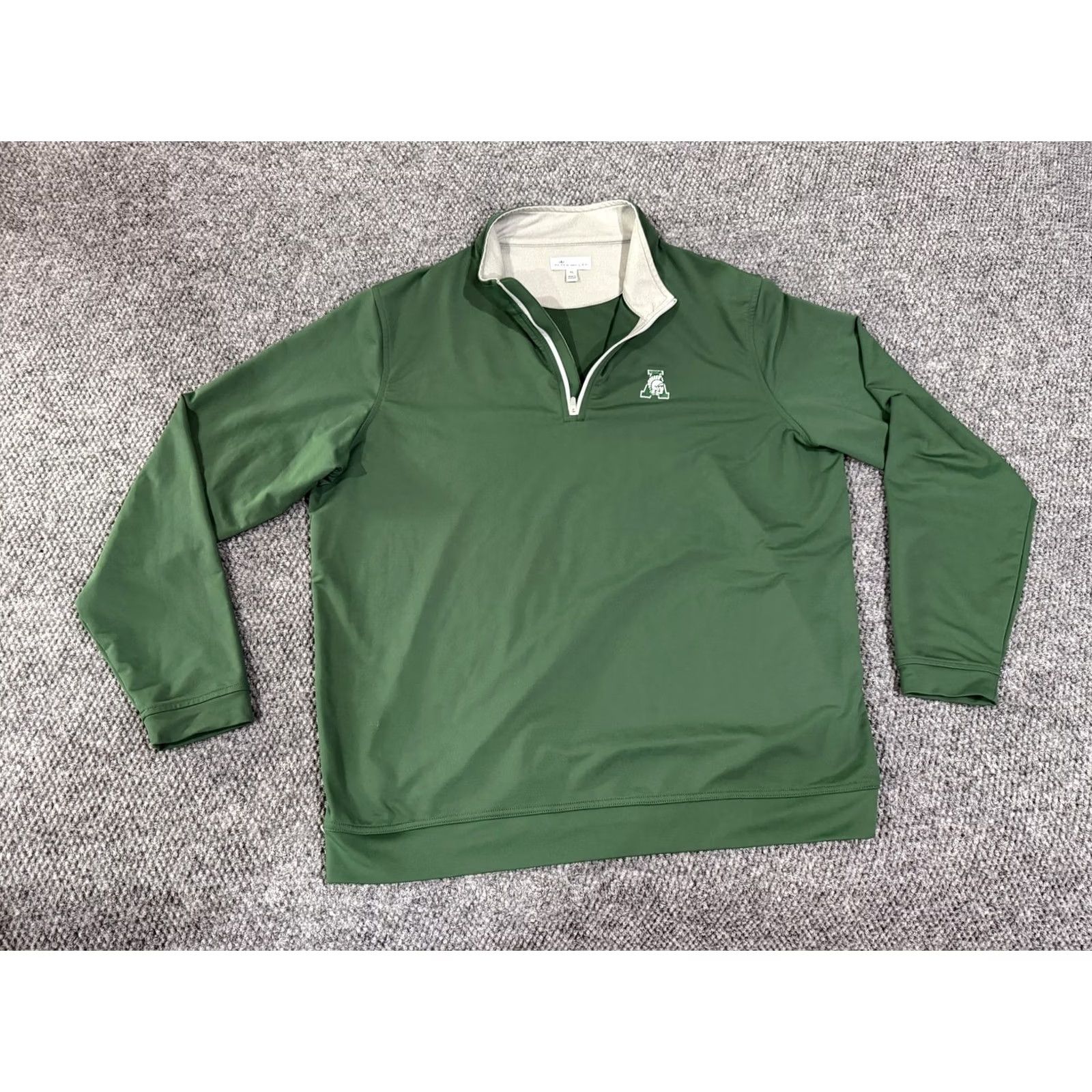 Peter Millar Peter Millar Quarter Zip Pullover Mens XL Green Golf Lightweight Stretch Top Size US XL / EU 56 / 4 - 2 Thumbnail