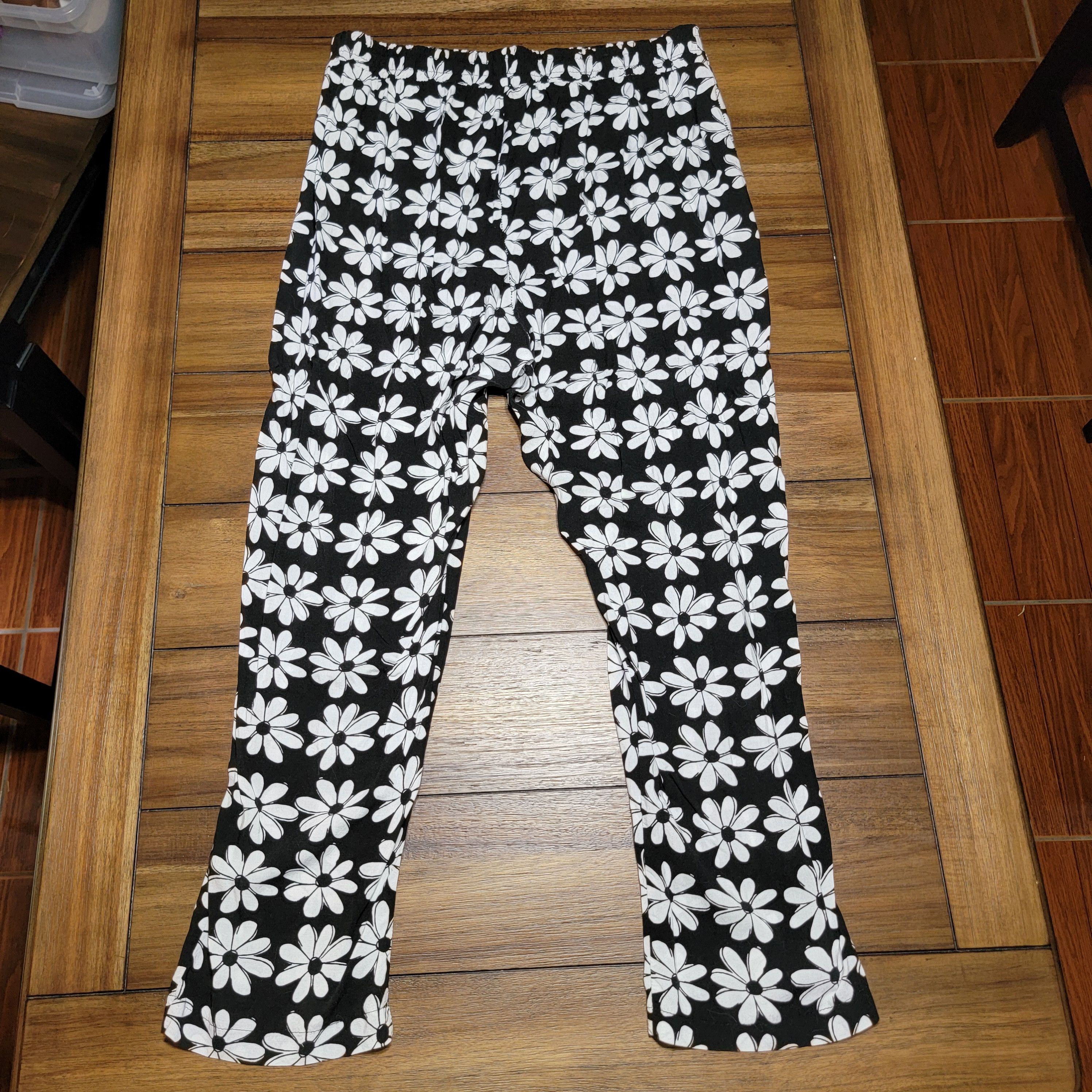 Other Midtown West Apparel B&W Daisy Pants - Size 2X Size 34" / US 12 / IT 48 - 3 Thumbnail