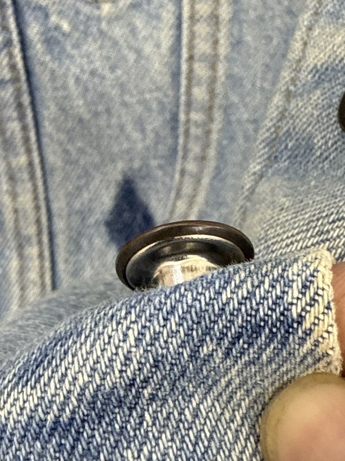 Levi's Rare! 80s Levis Red Label Type 3 Acid Wash Trucker Denim USA Size US M / EU 48-50 / 2 - 13 Thumbnail