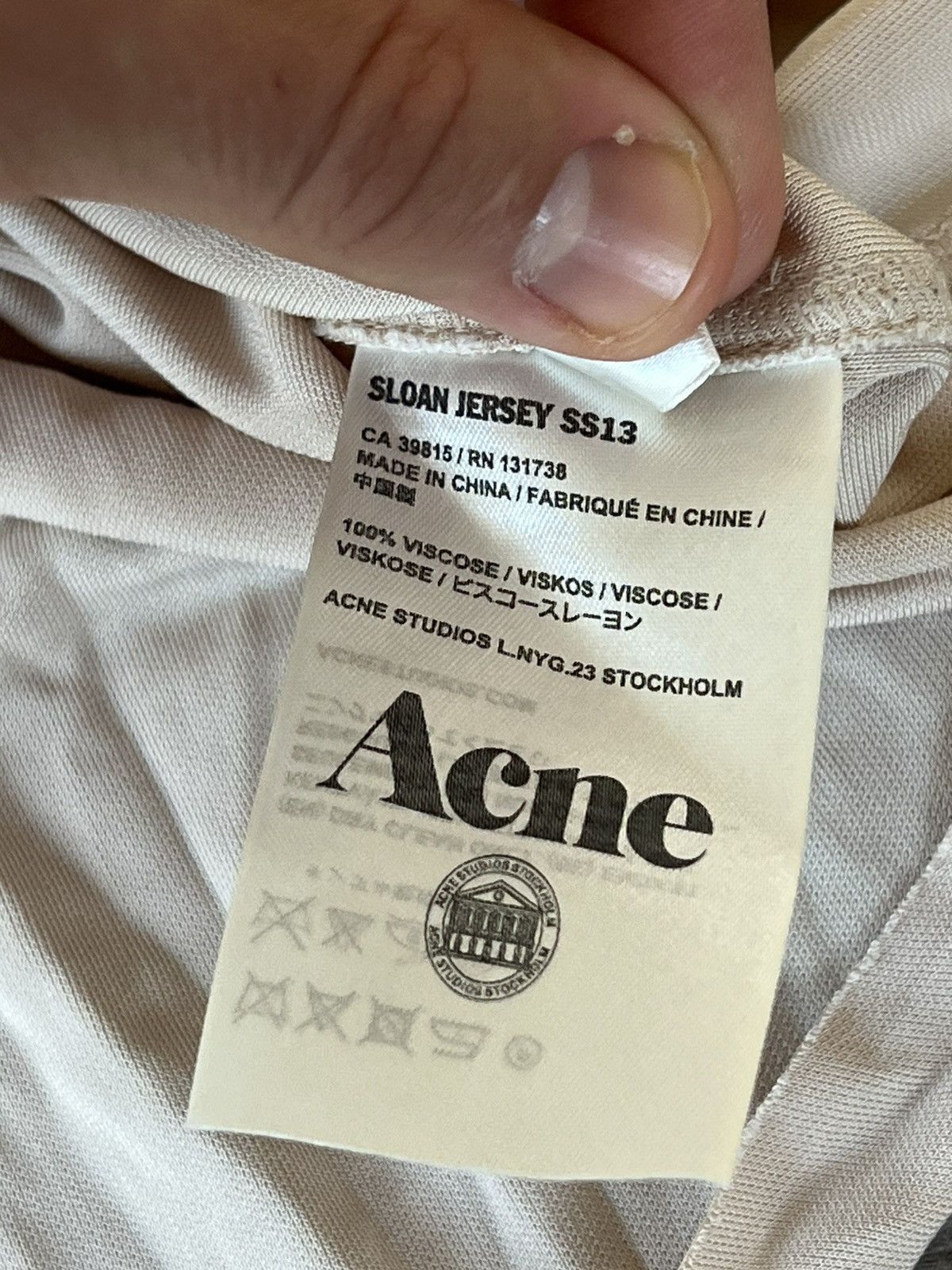 Acne Studios ‼️Vintage Acne Studios SS13 Sloan Jersey Viscose Blouses‼️ Size XS / US 0-2 / IT 36-38 - 14 Thumbnail